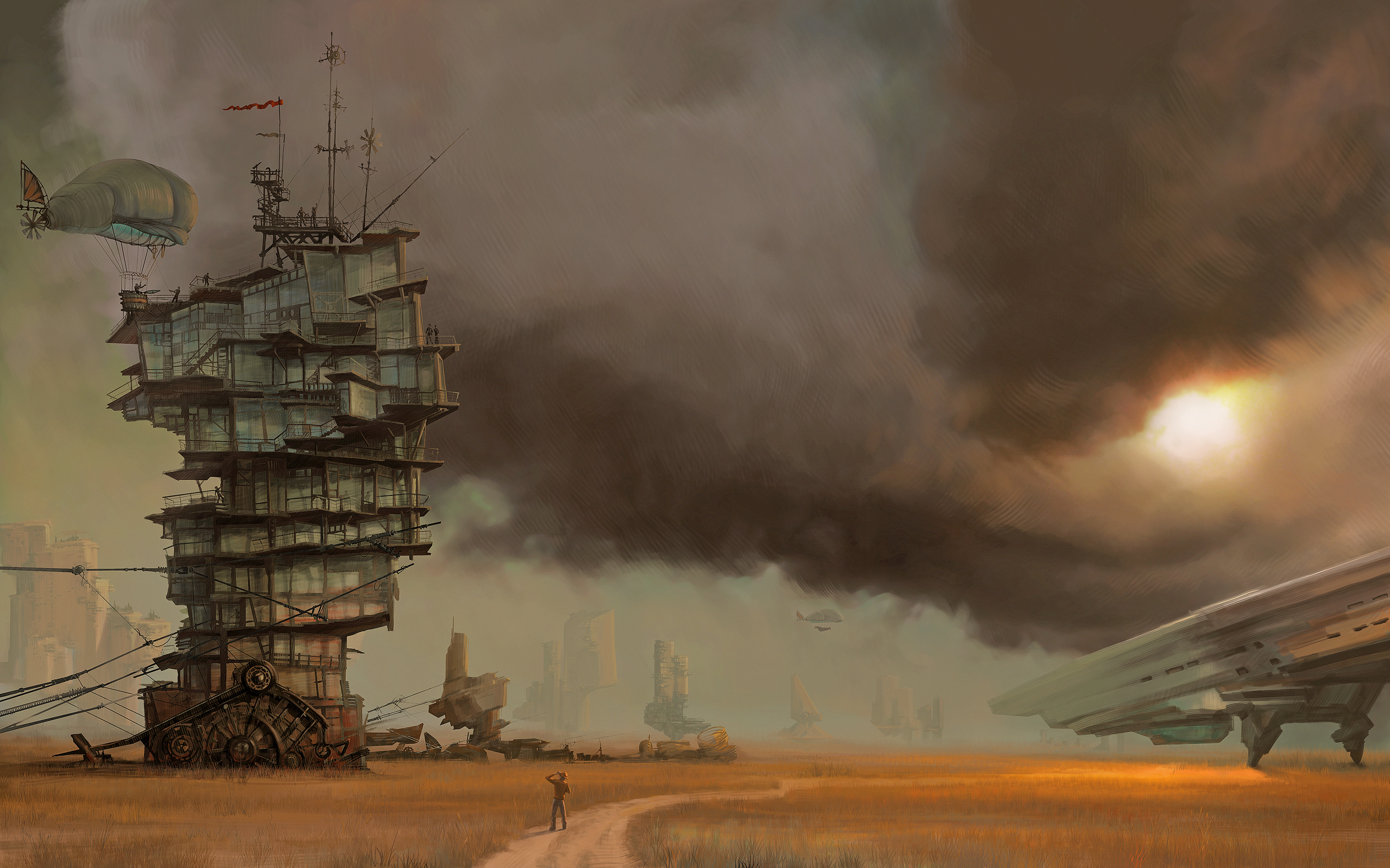 Steampunk Airship Wallpapers