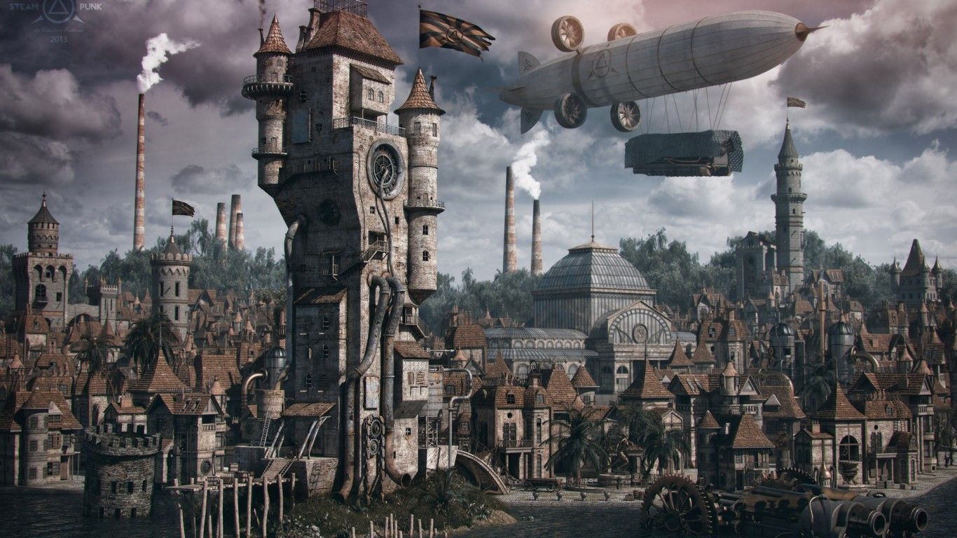 Steampunk City Wallpapers