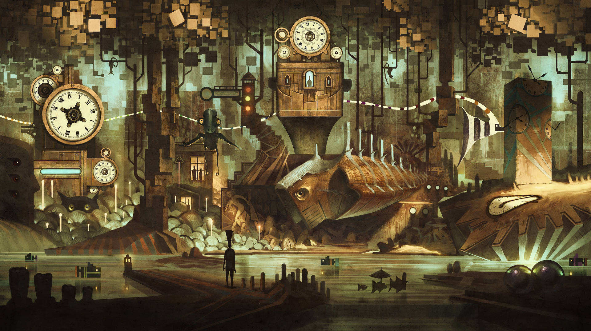 Steampunk City Wallpapers