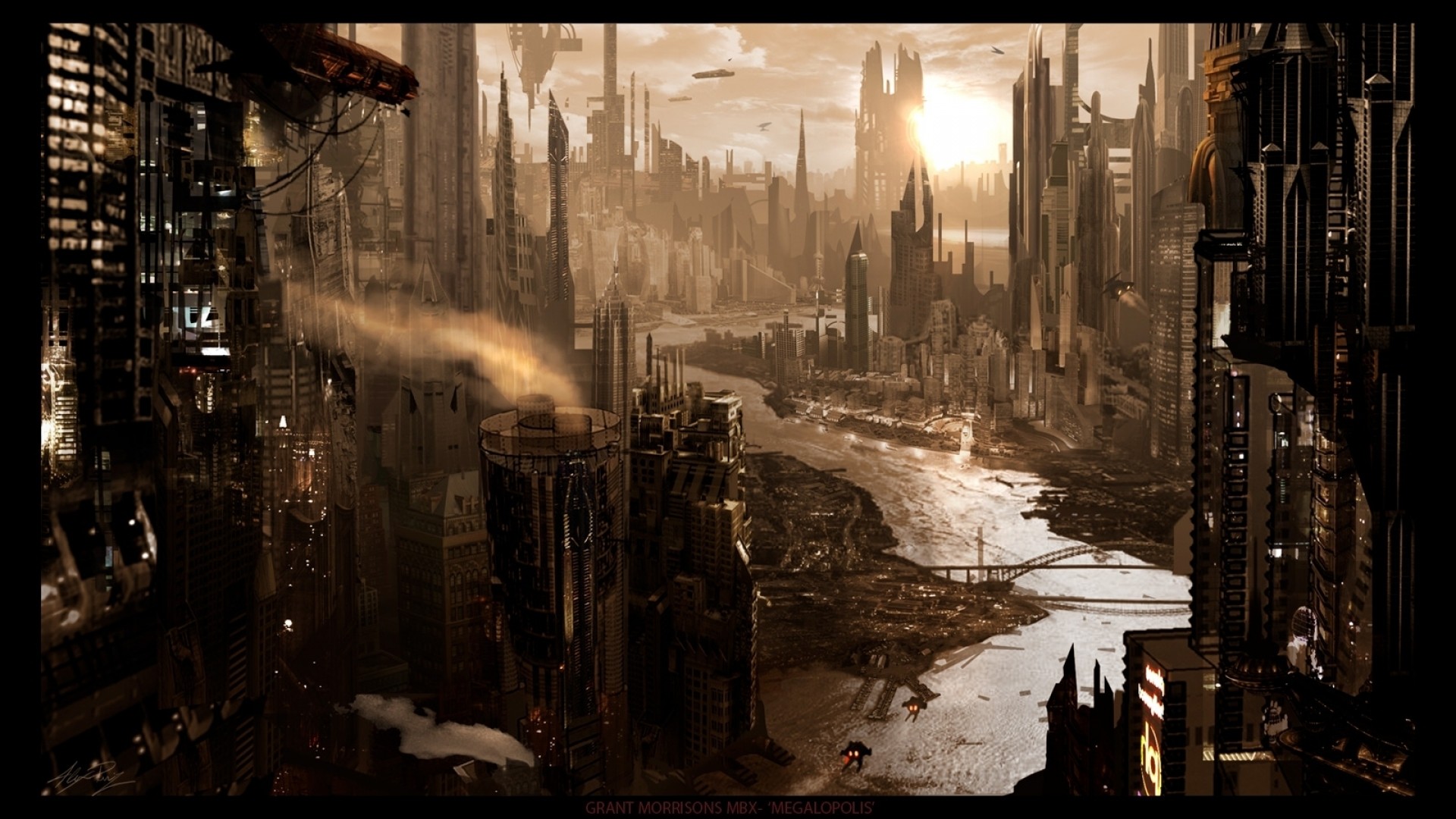 Steampunk City Wallpapers