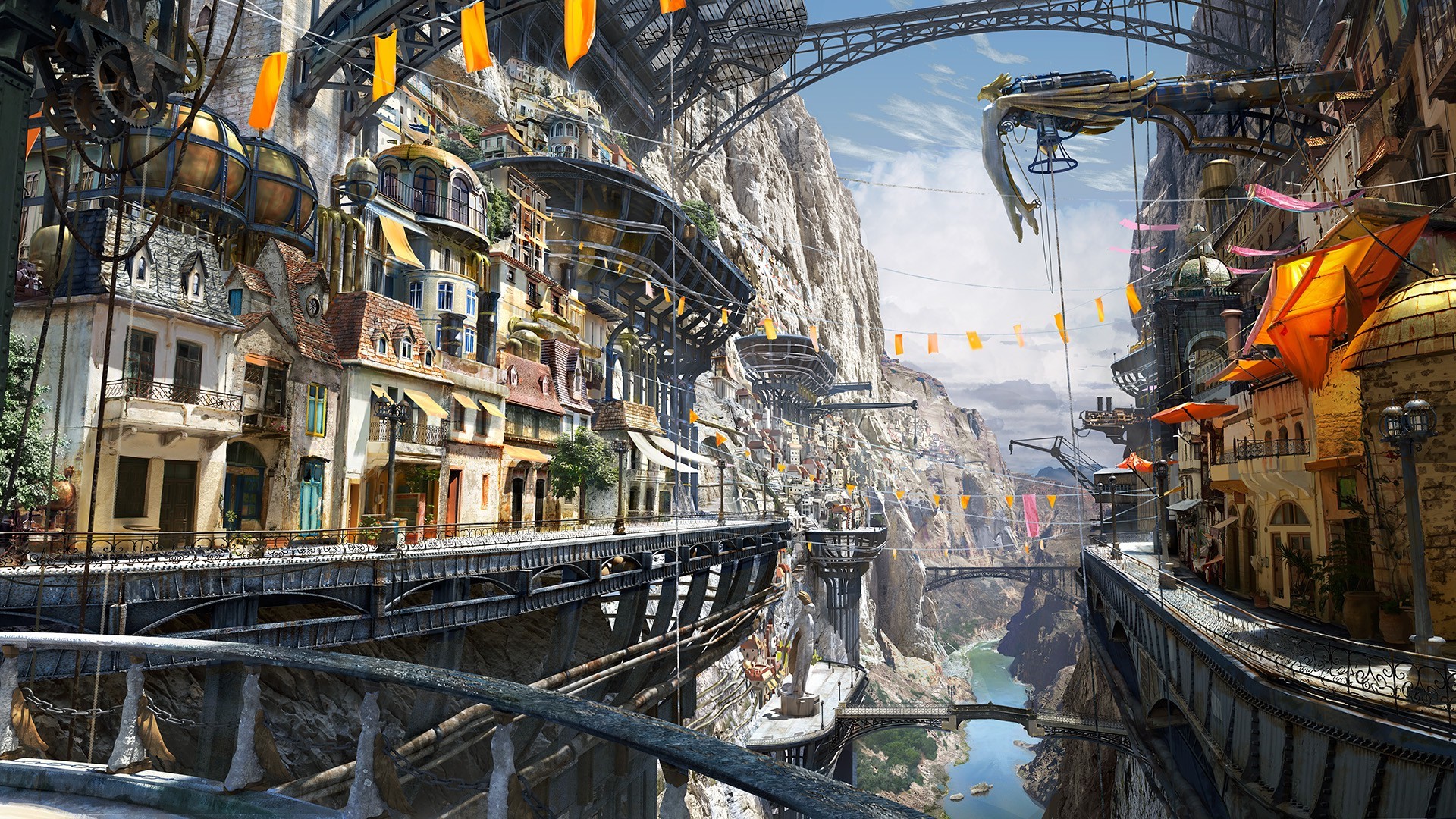 Steampunk City Wallpapers