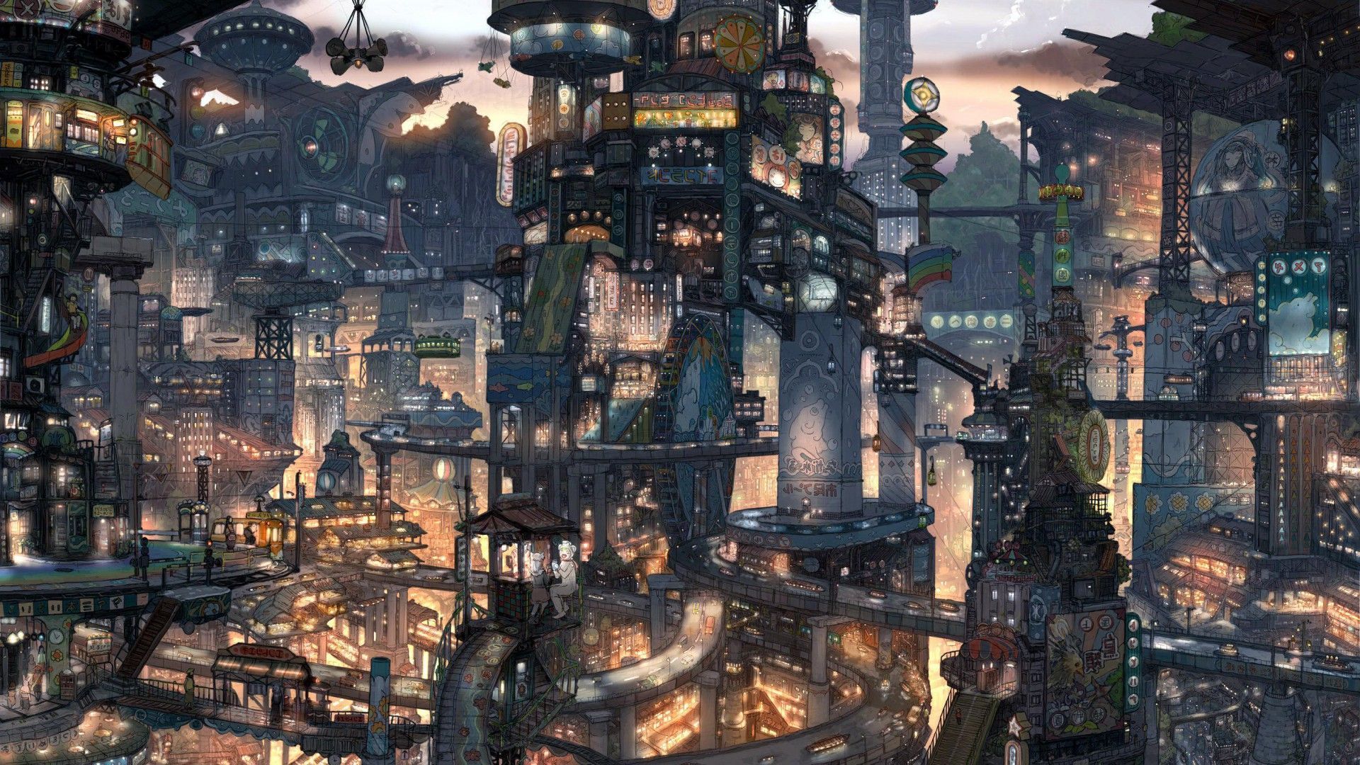 Steampunk City Wallpapers