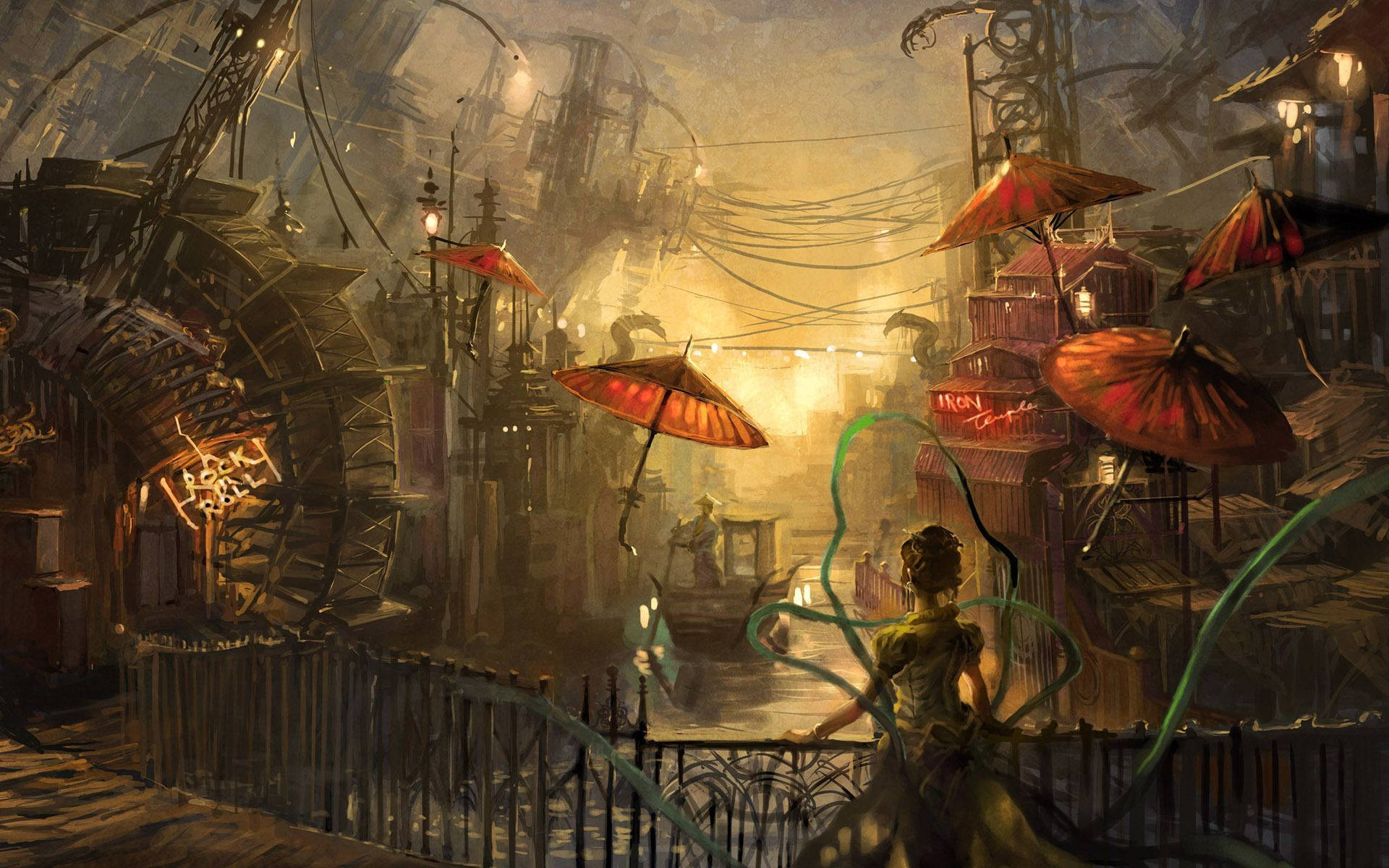 Steampunk Landscape Wallpapers