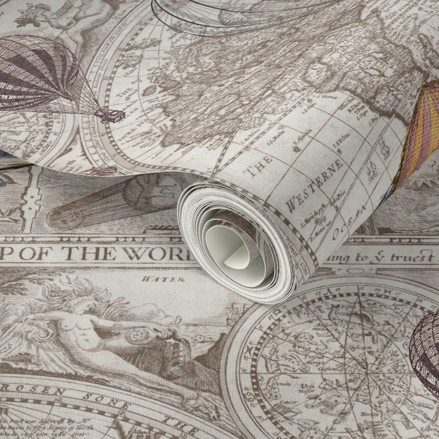 Steampunk Map Wallpapers