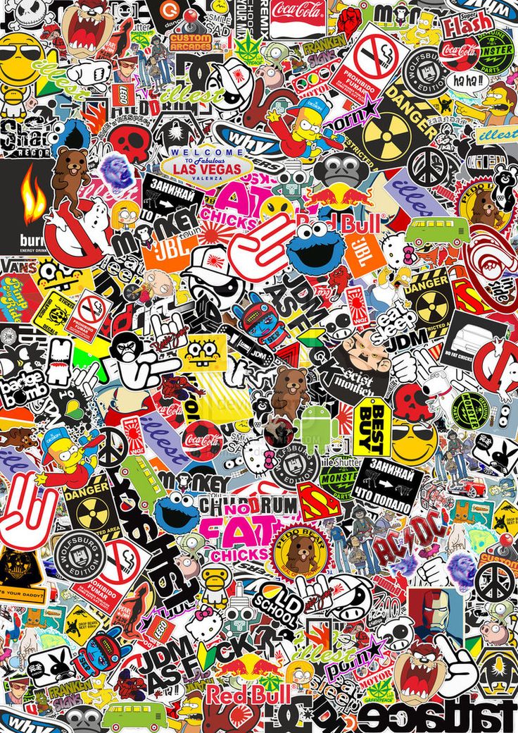 Sticker Bomb Sticker Wallpapers