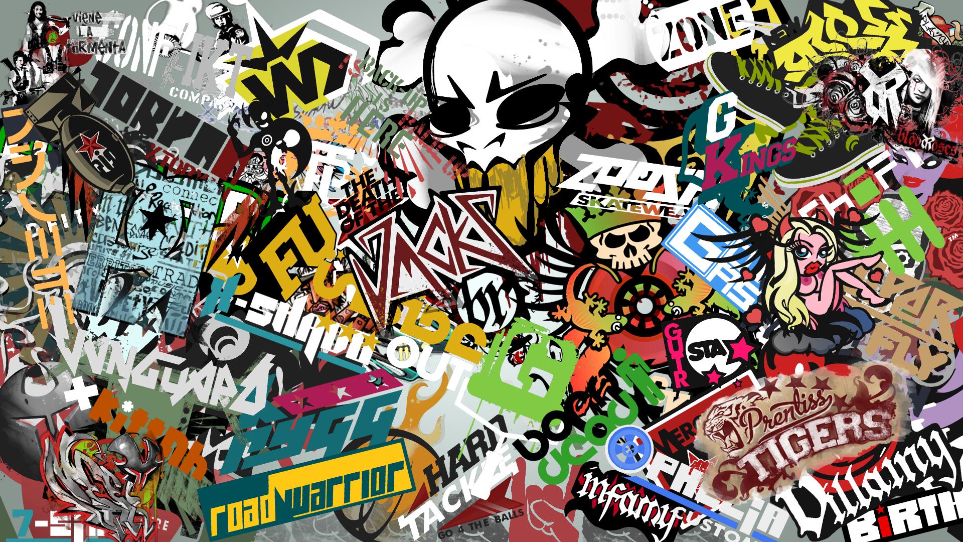 Sticker Bomb Sticker Wallpapers