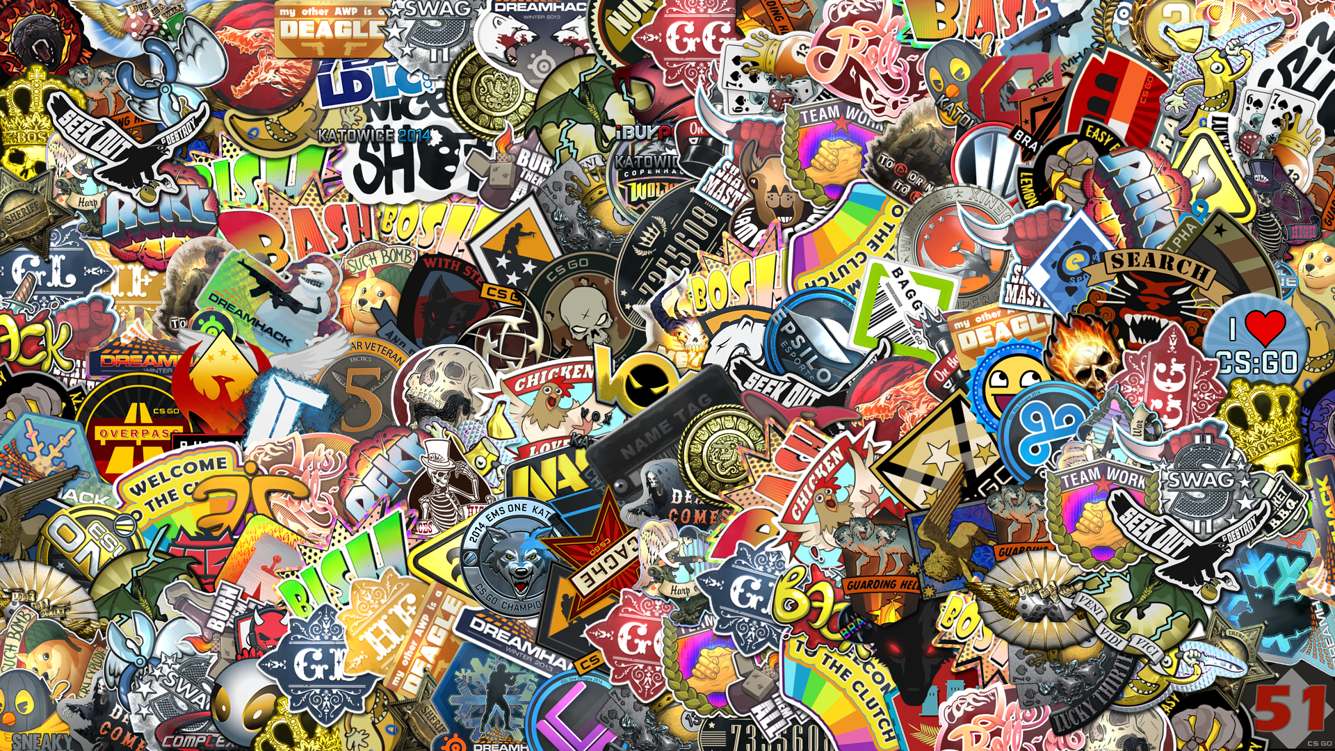 Sticker Bomb Sticker Wallpapers