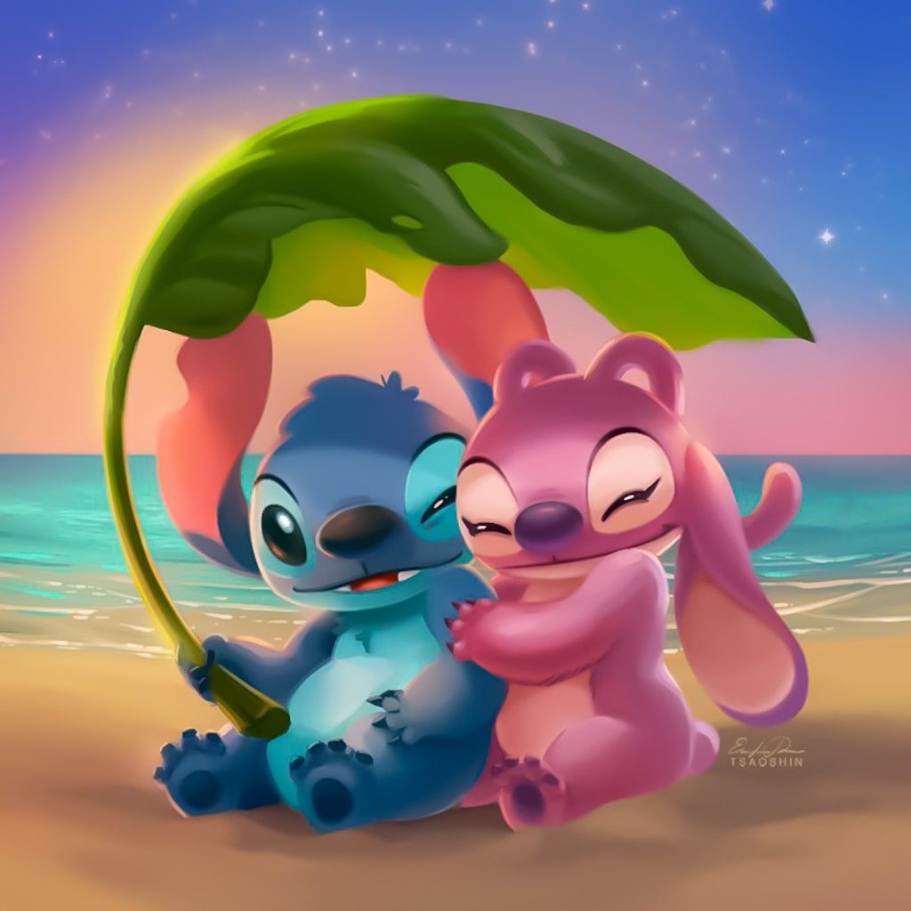 Stitch And Angel Wallpapers