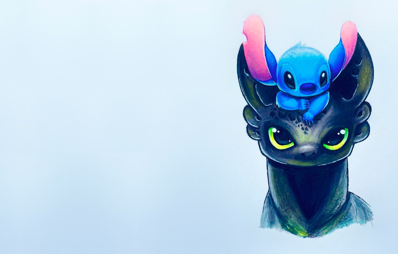 Stitch And Toothless Wallpapers