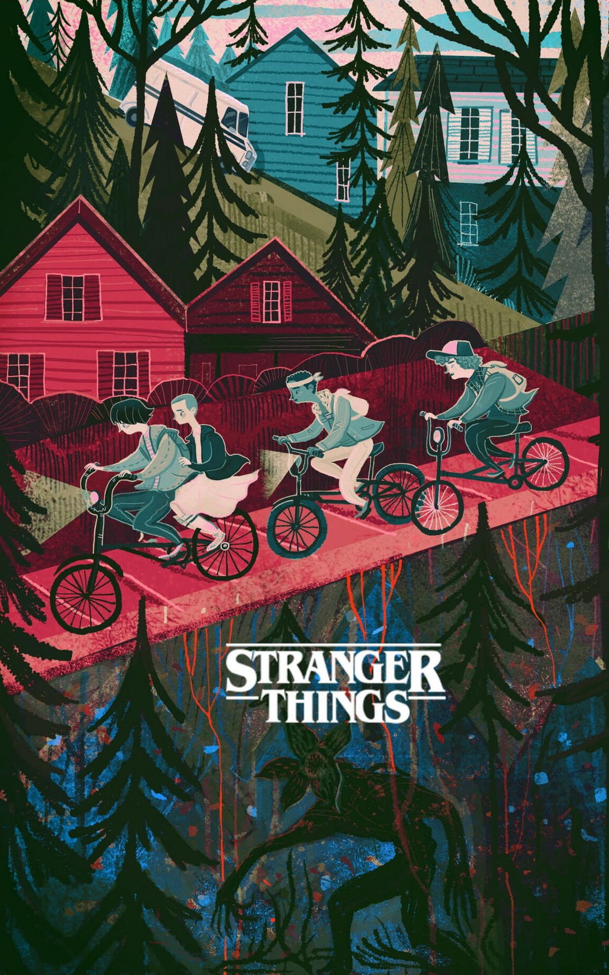 Stranger Things Iphone 8 Wallpapers