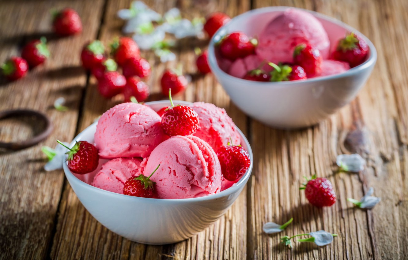 Strawberry Ice Cream Image Wallpapers