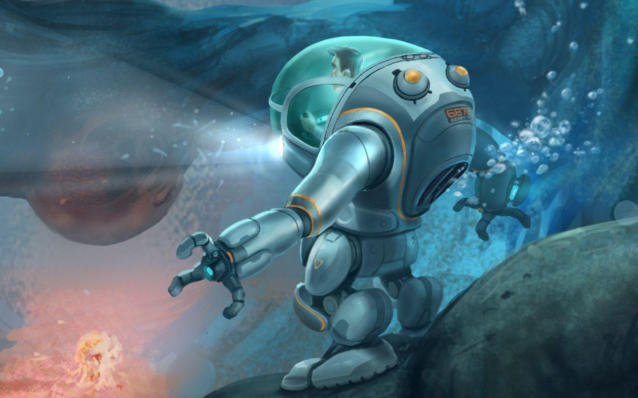 Subnautica Submarine Concept Art Wallpapers