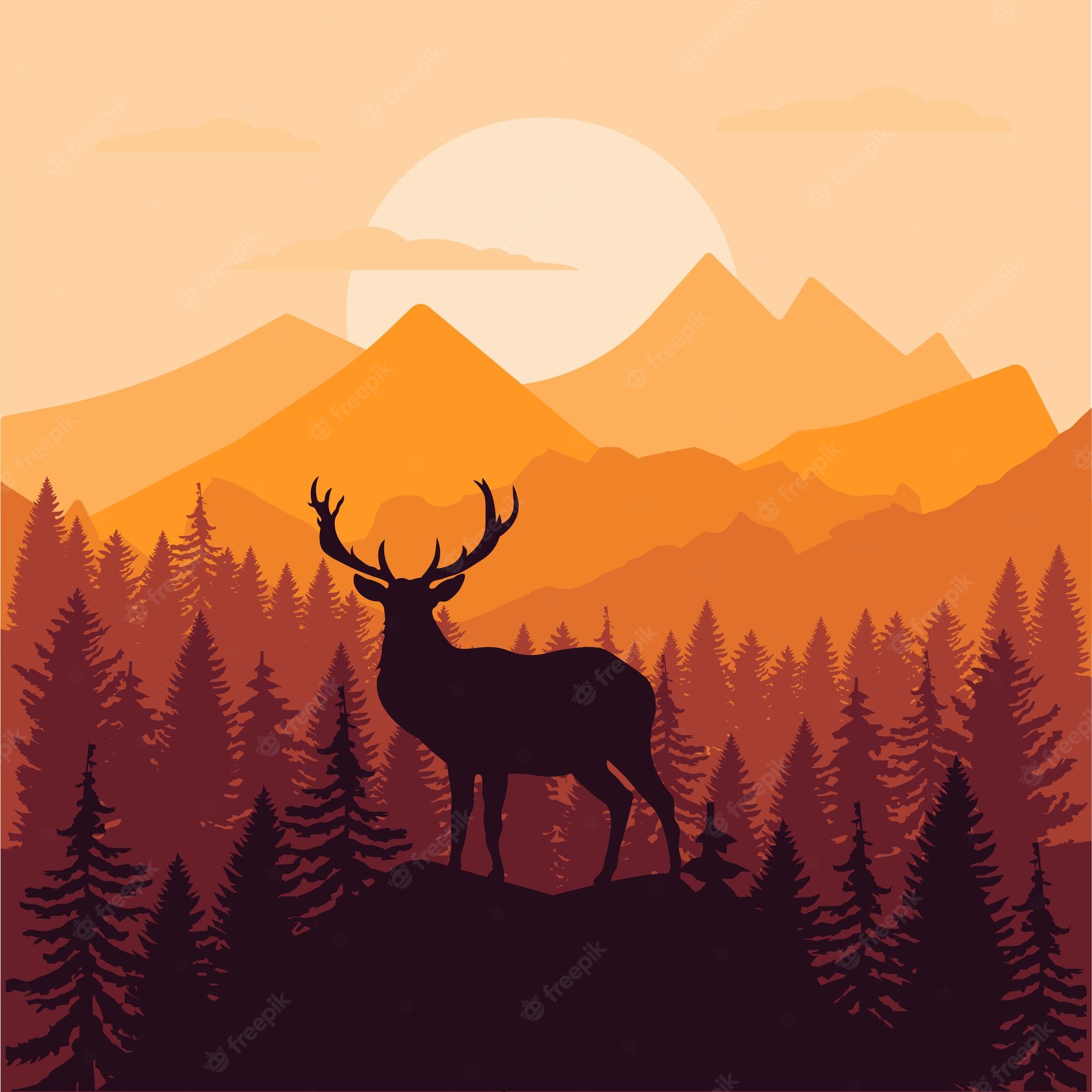 Sunny Stag Wallpapers