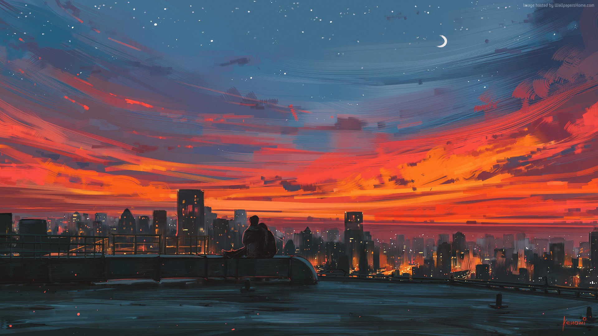 Sunset Art Wallpapers