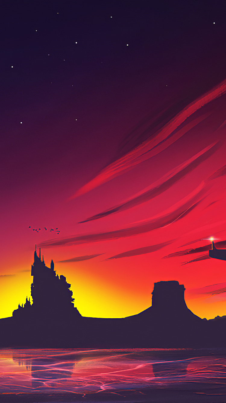 Sunset Art Wallpapers