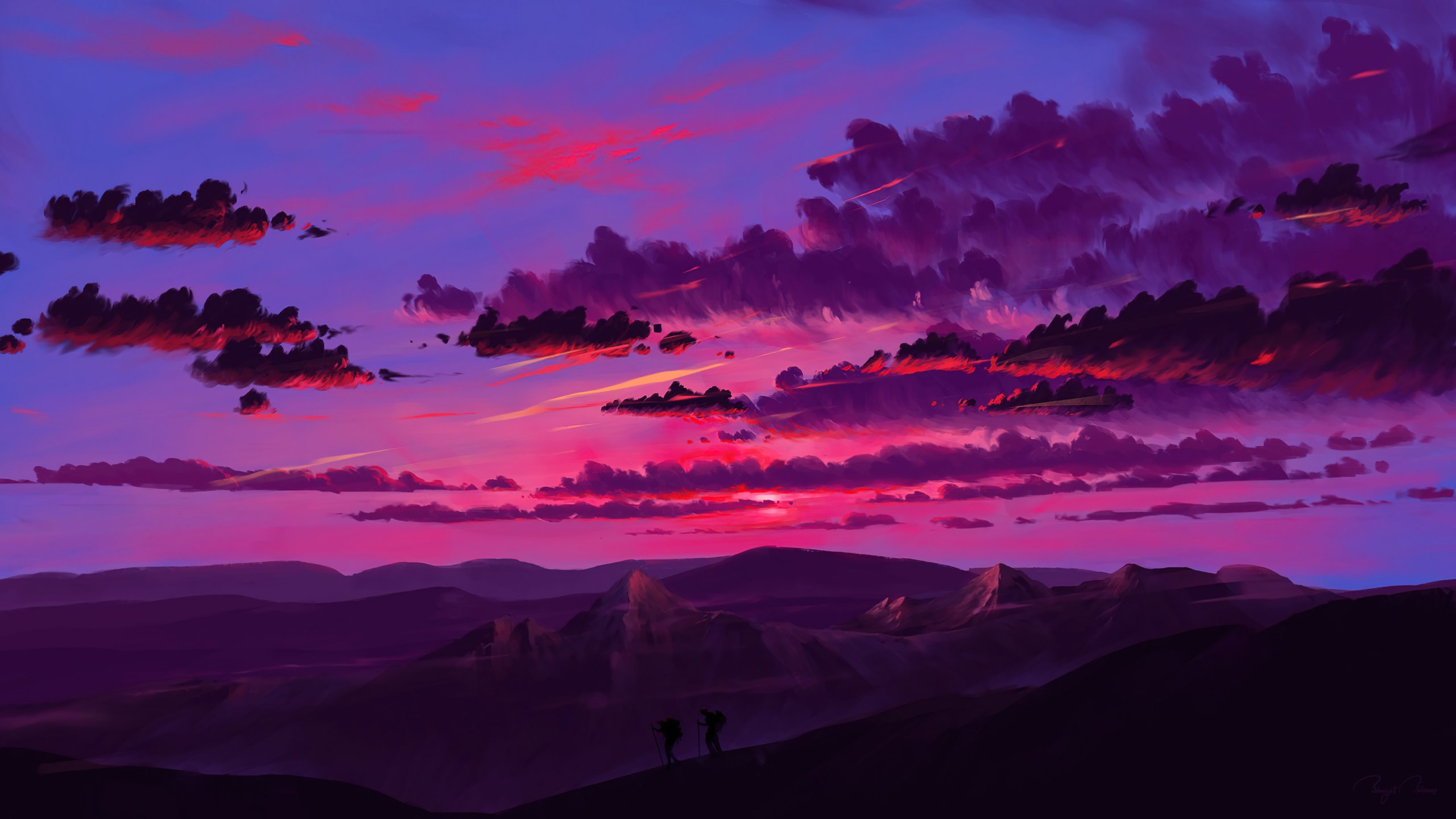 Sunset Art Wallpapers