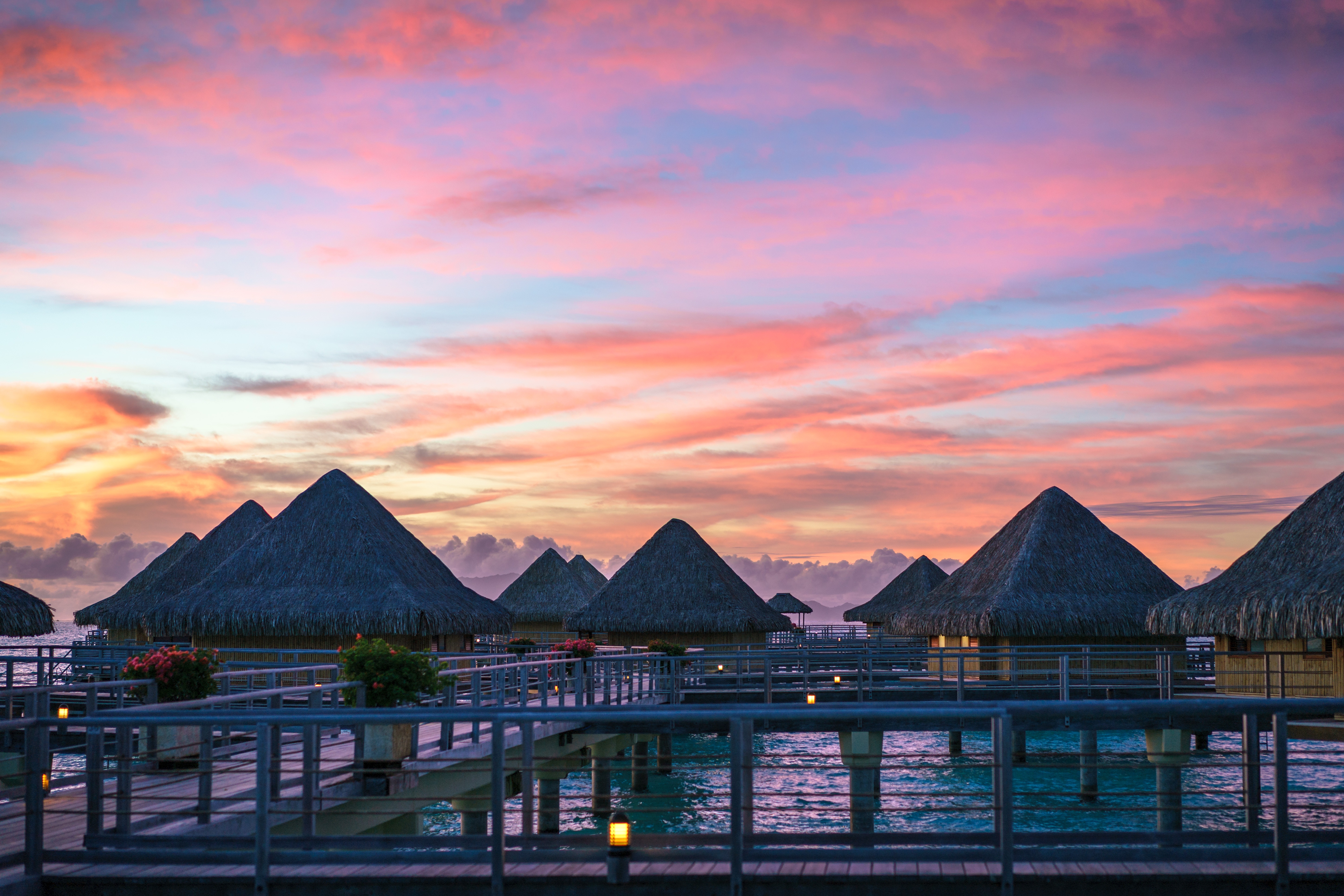 Sunset Bora Bora Wallpapers