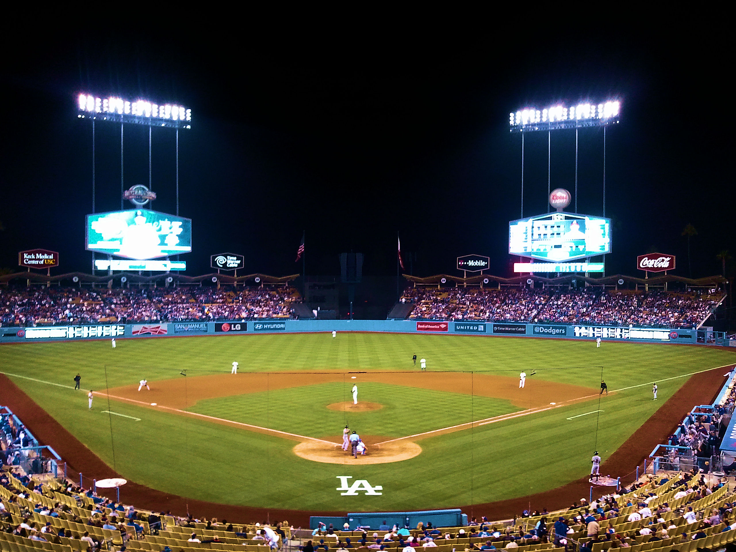 Sunset Dodger Stadium Wallpapers