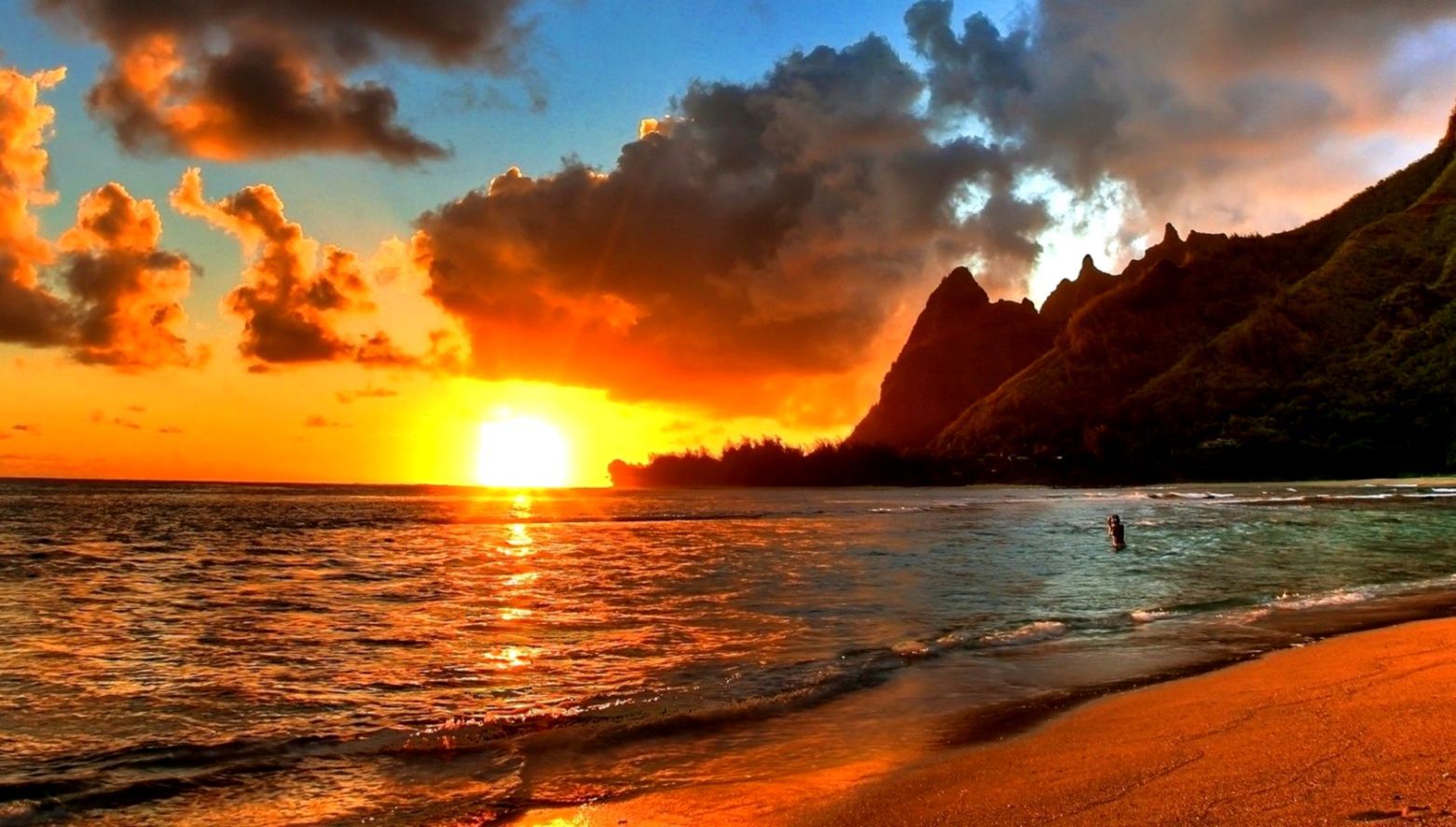 Sunset Ocean Hawaii Wallpapers