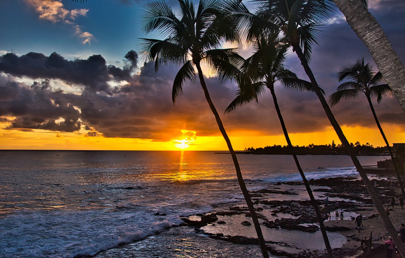 Sunset Ocean Hawaii Wallpapers