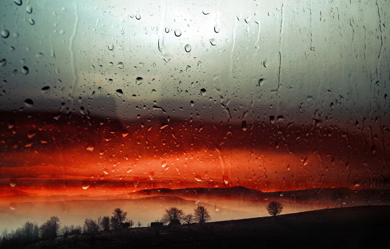 Sunset Rain Wallpapers