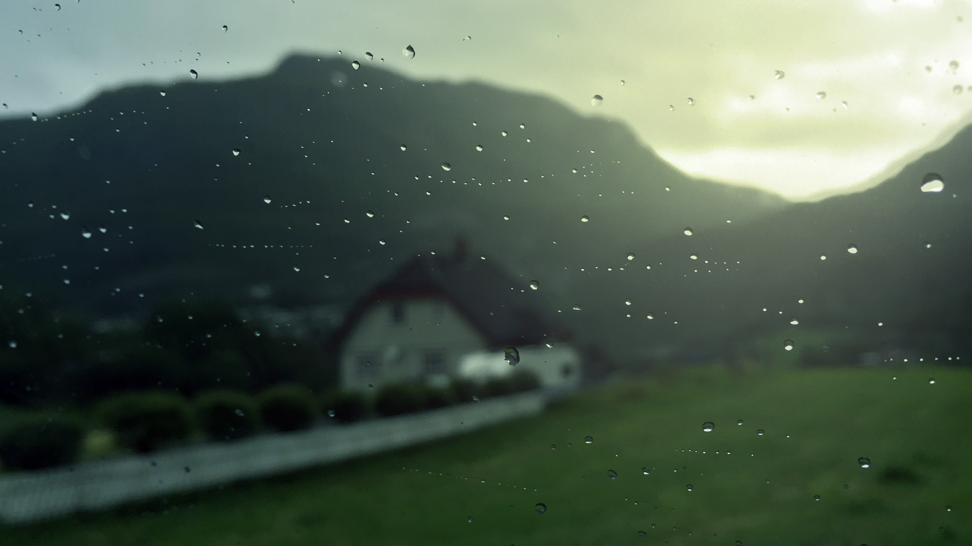 Sunset Rain Wallpapers