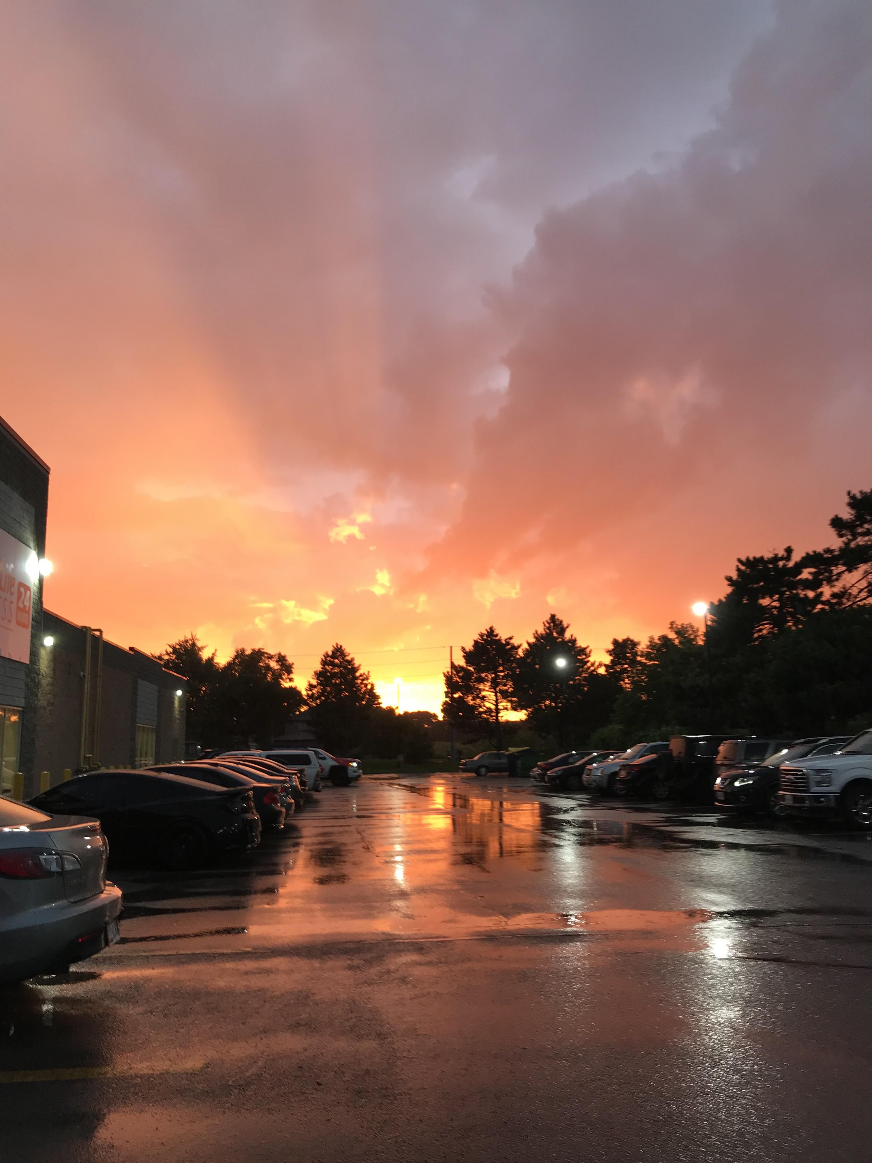 Sunset Rain Wallpapers