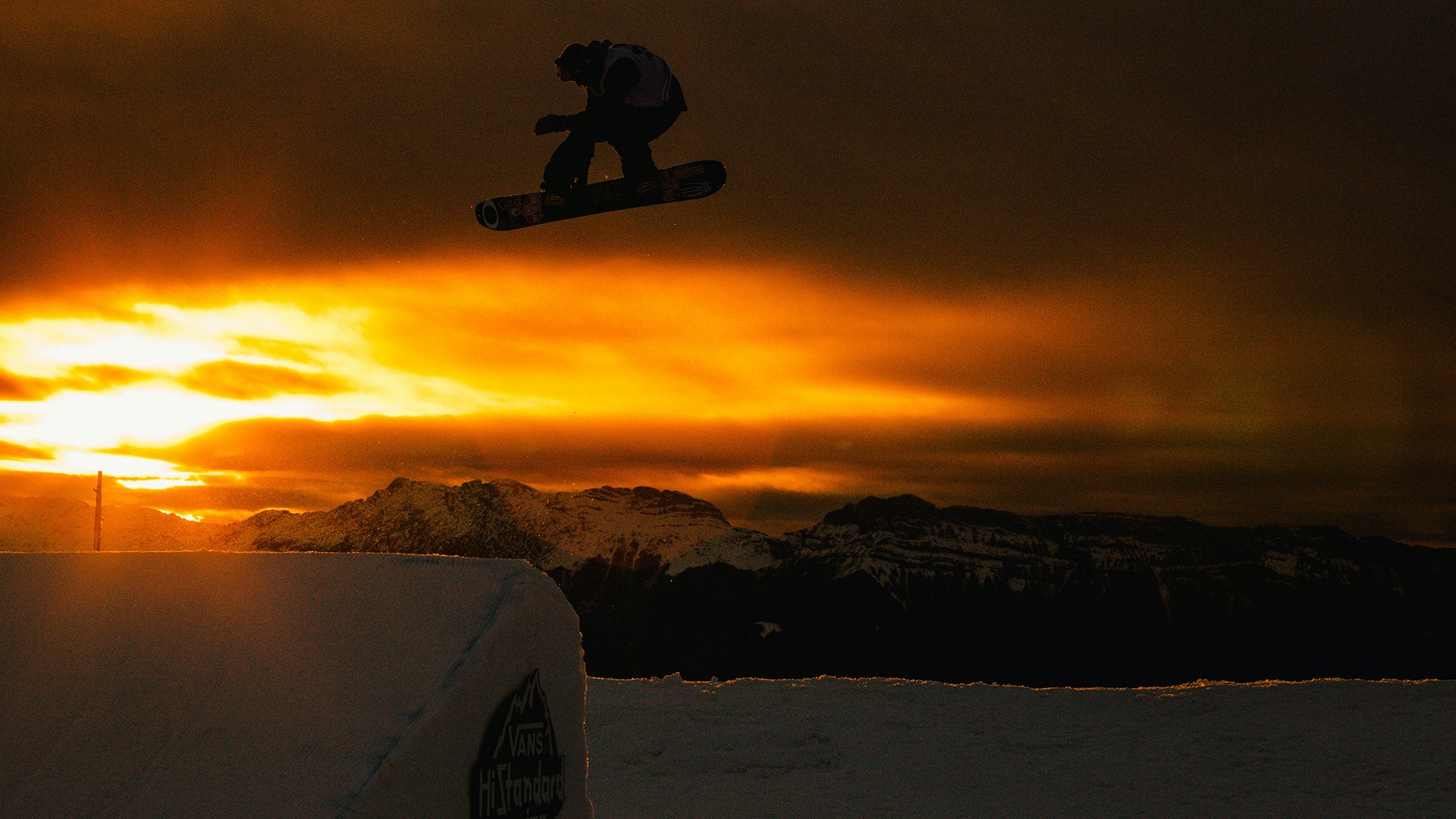 Sunset Snowboarding Wallpapers