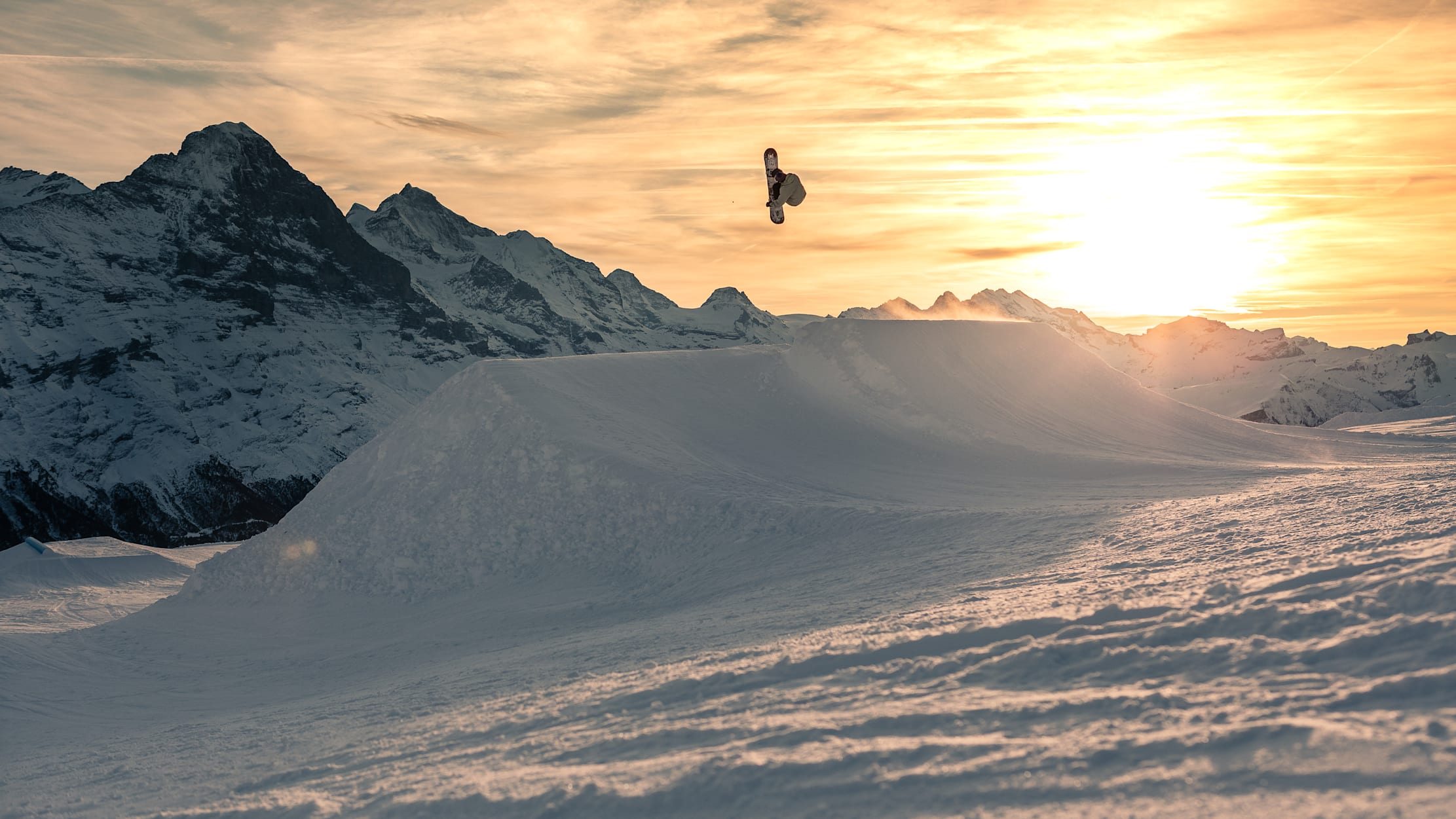 Sunset Snowboarding Wallpapers