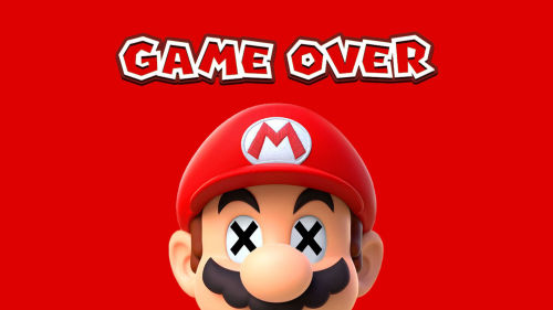 Super Mario Game Over Wallpapers