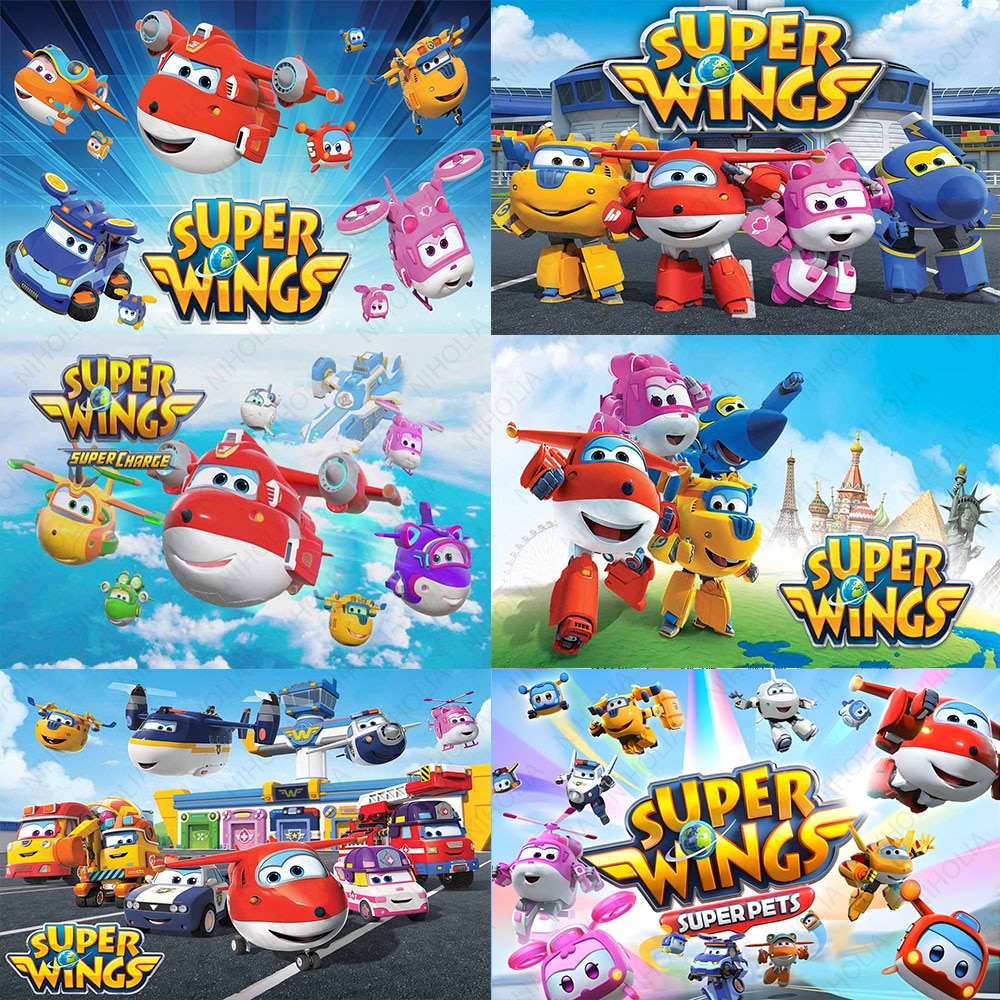 Super Wings Backdrop Wallpapers