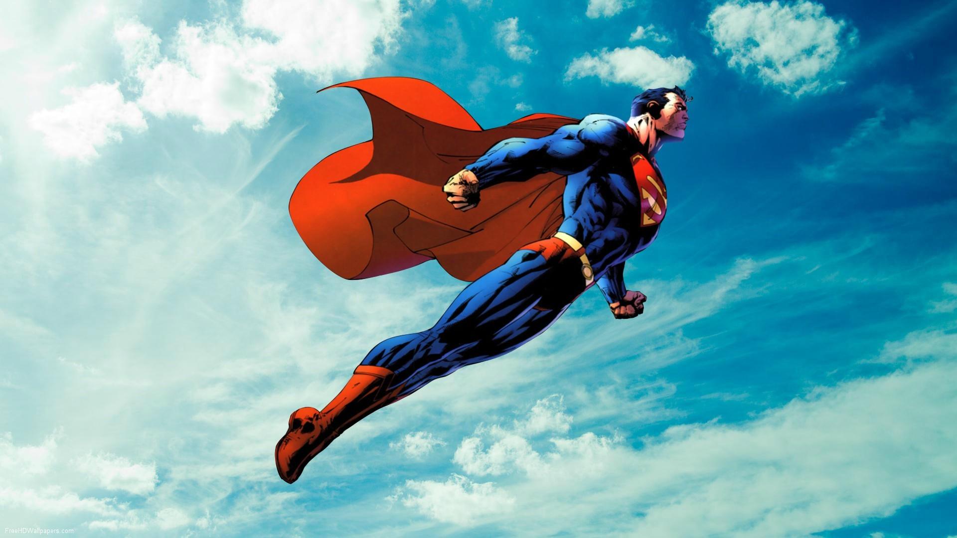 Superman Flying Wallpapers