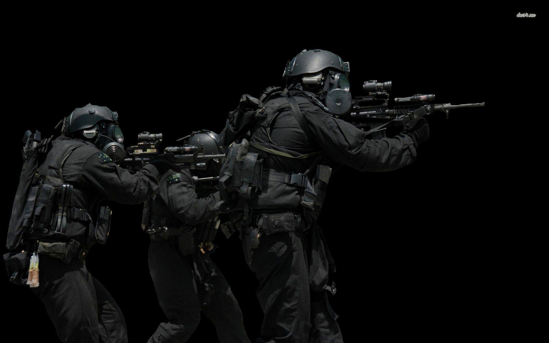 Swat Team In Action Wallpapers