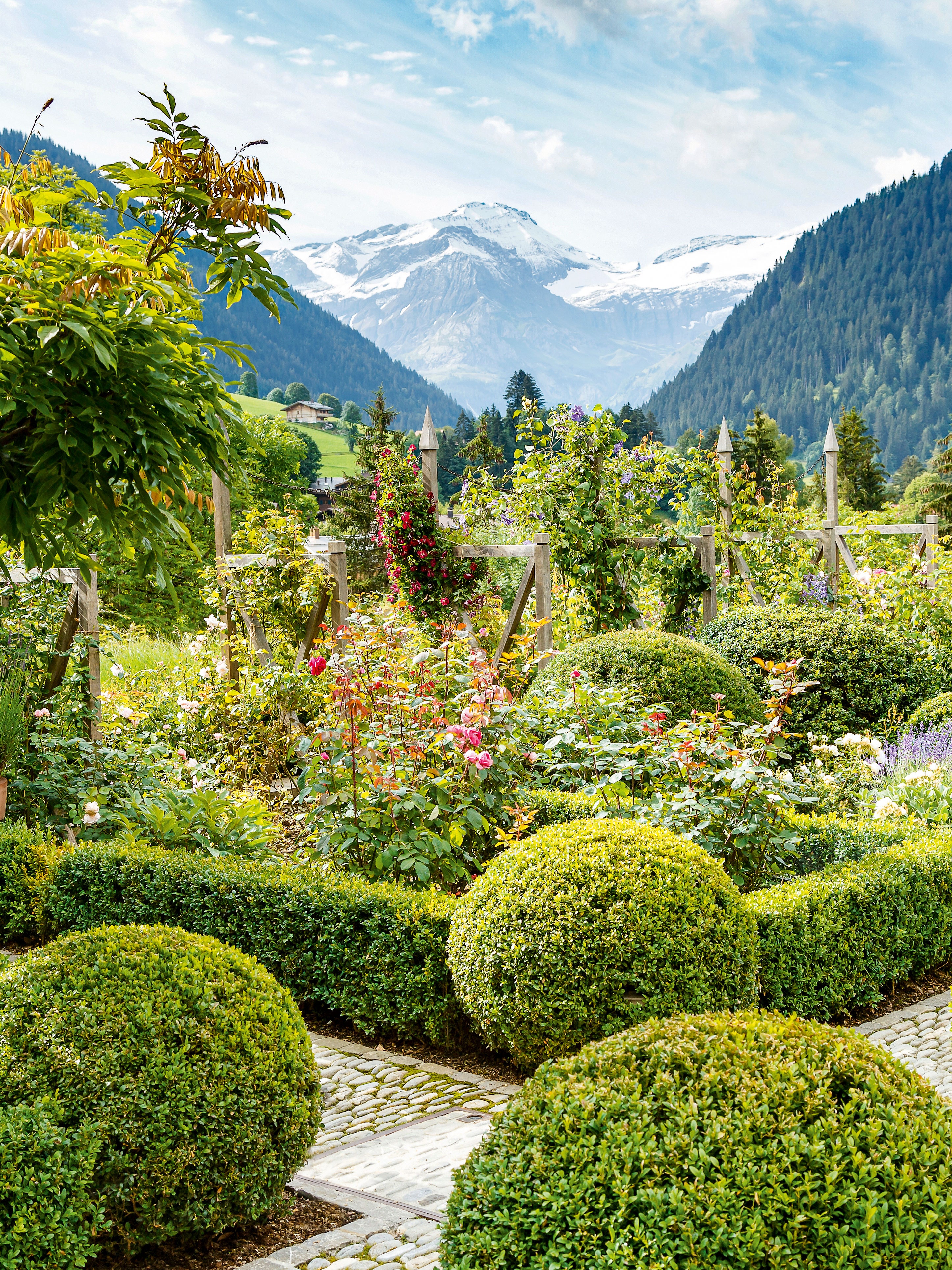 Switzerland Flower Garden Wallpapers