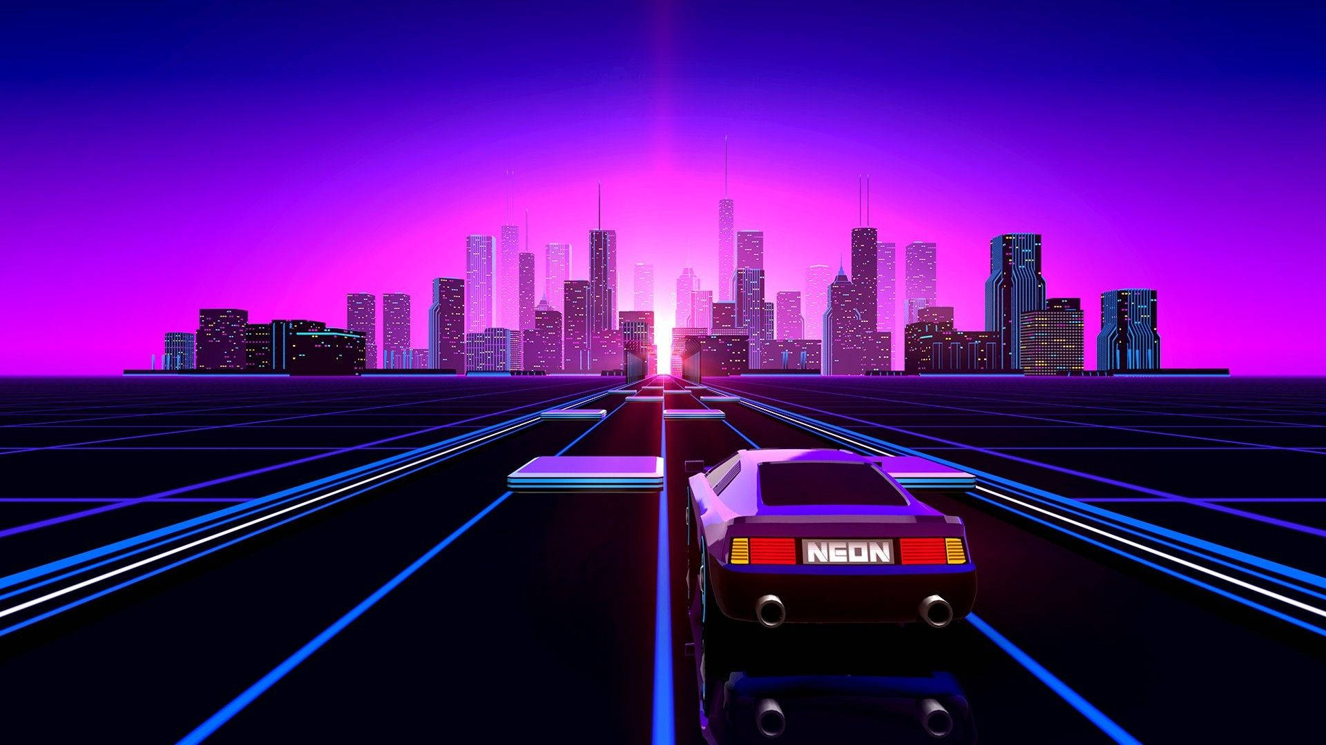 Synthwave City Wallpapers