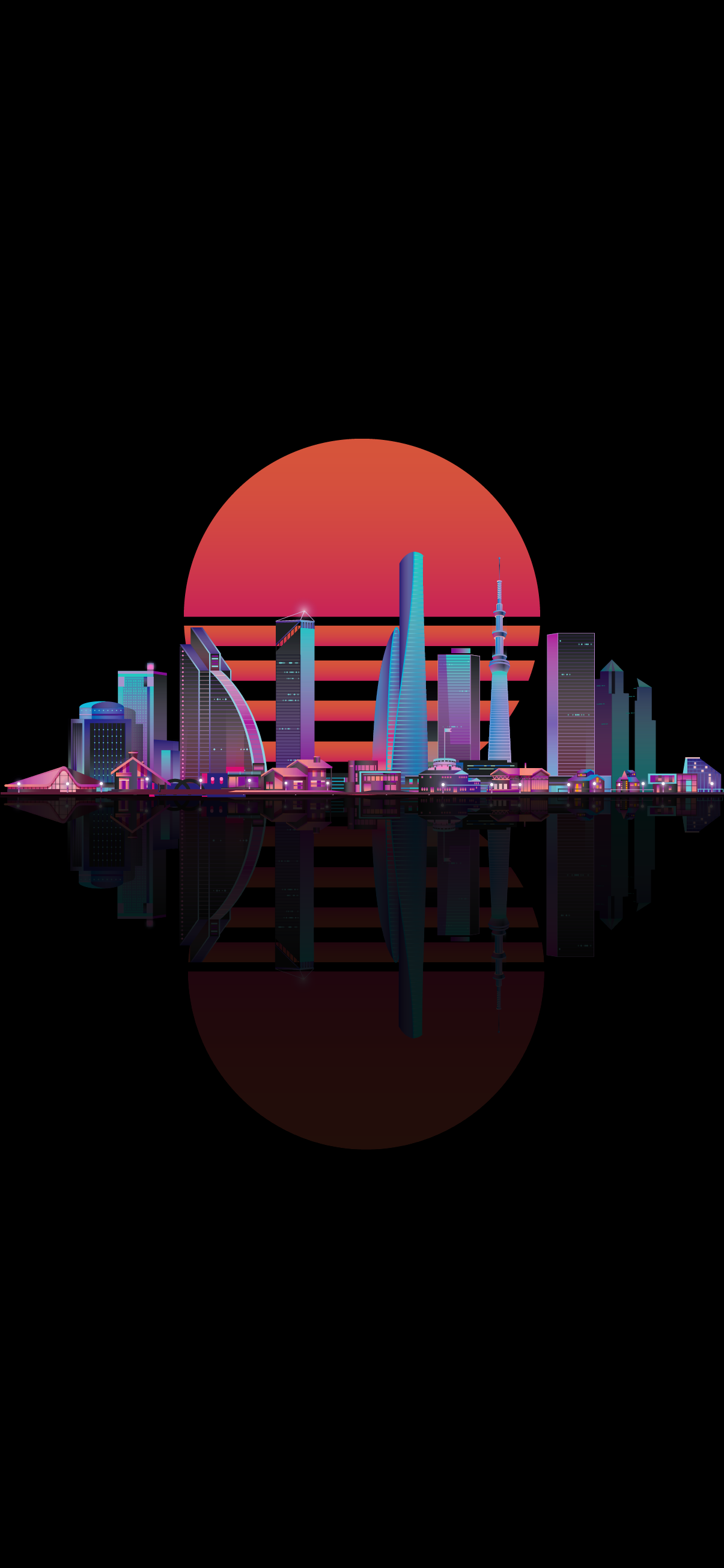 Synthwave City Wallpapers