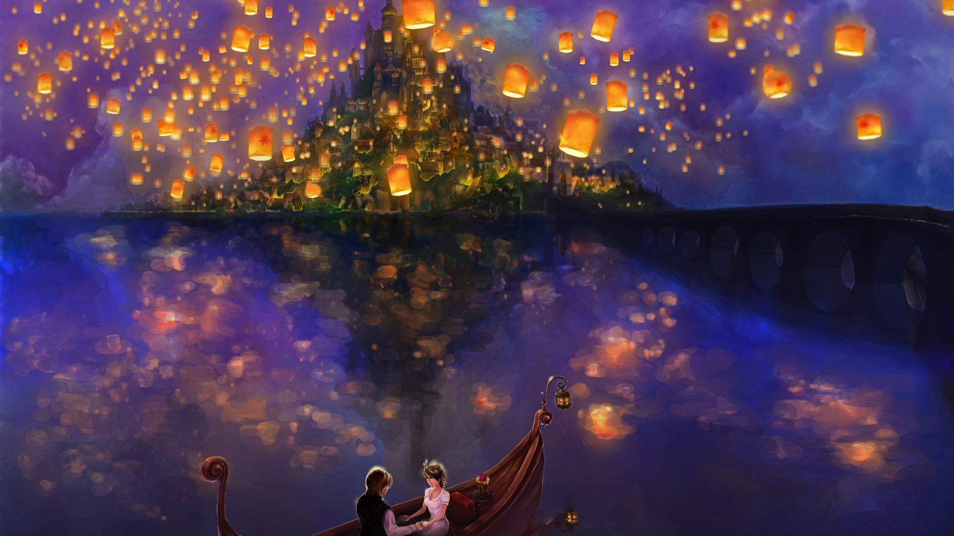 Tangled Lanterns Wallpapers