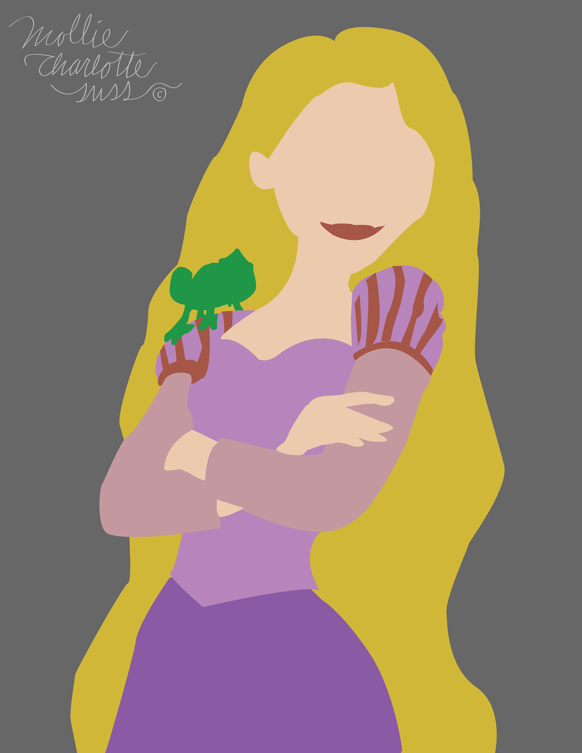 Tangled Minimalist Poster Wallpapers