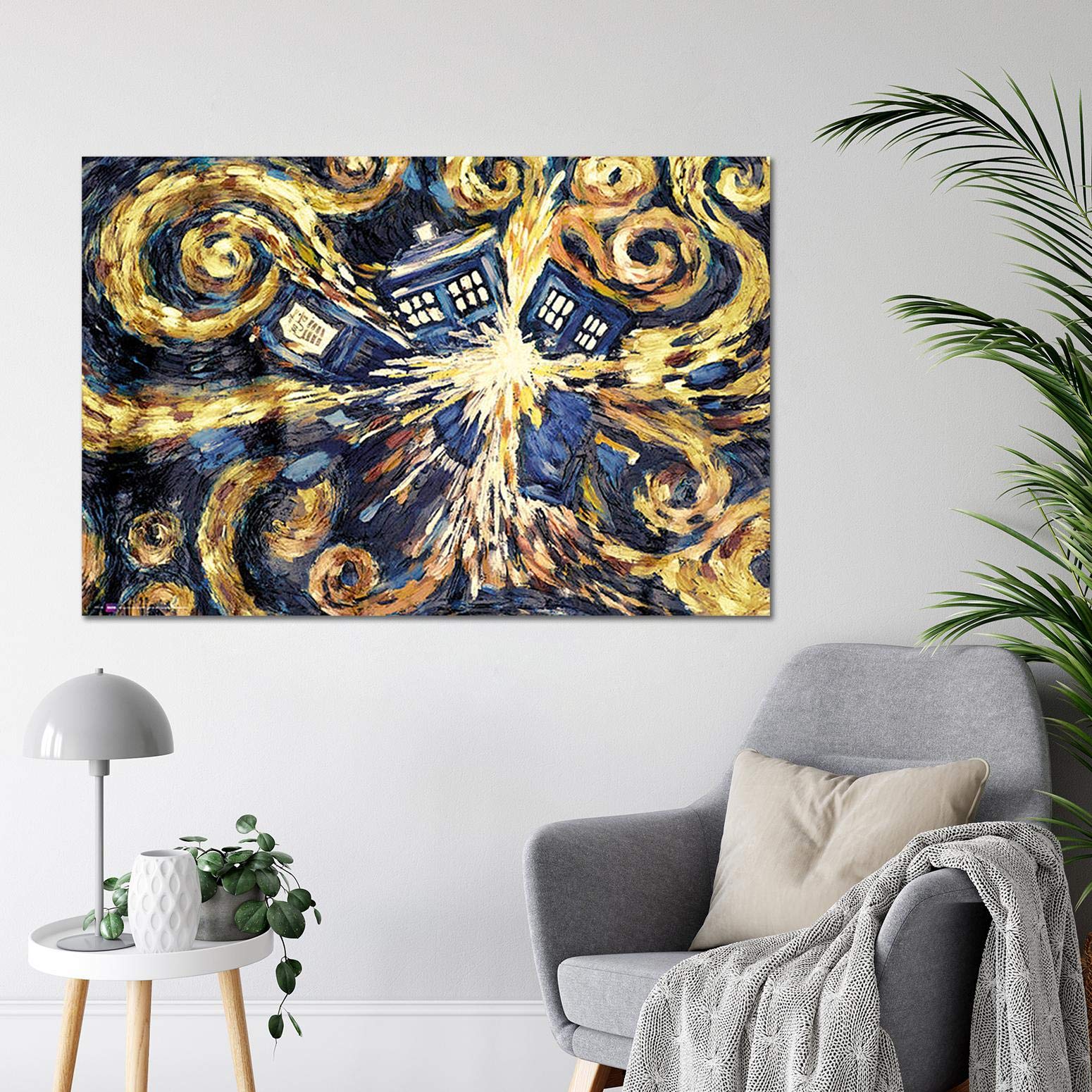 Tardis Van Gogh Wallpapers