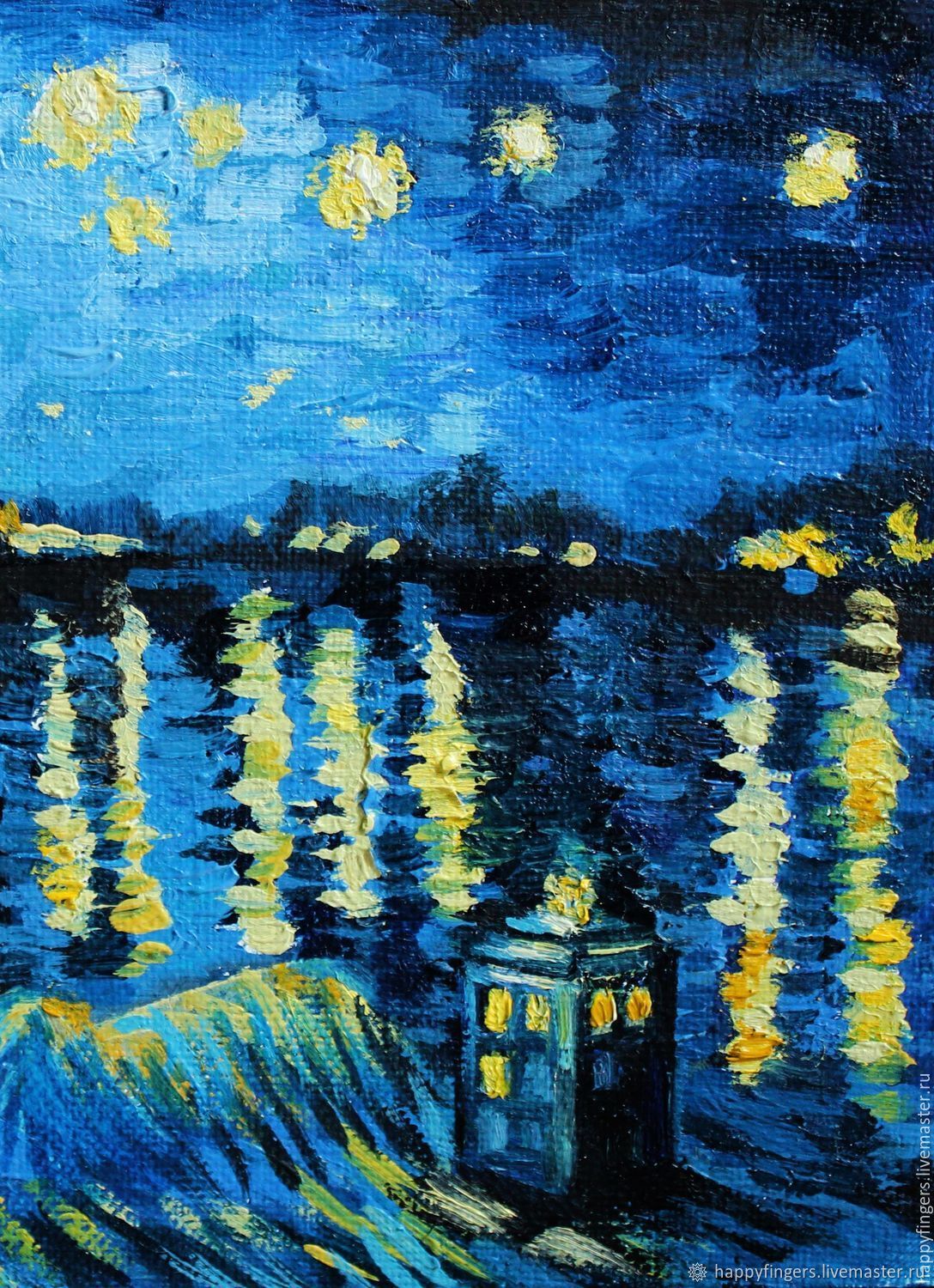 Tardis Van Gogh Wallpapers