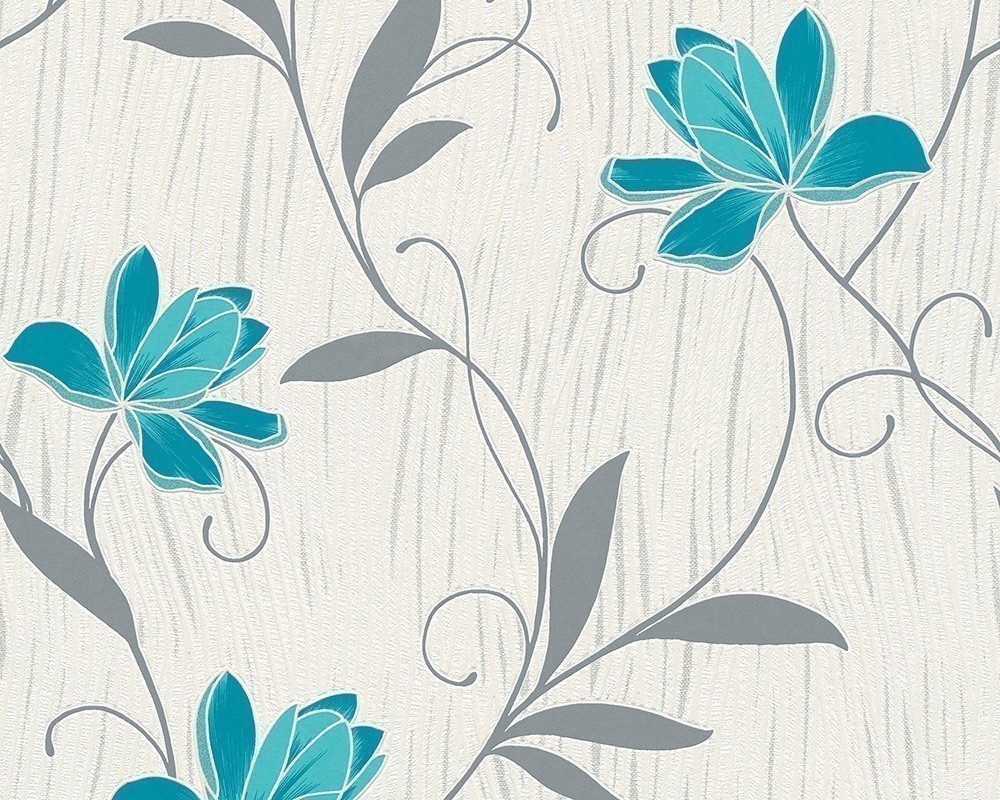 Teal Flower Wallpapers