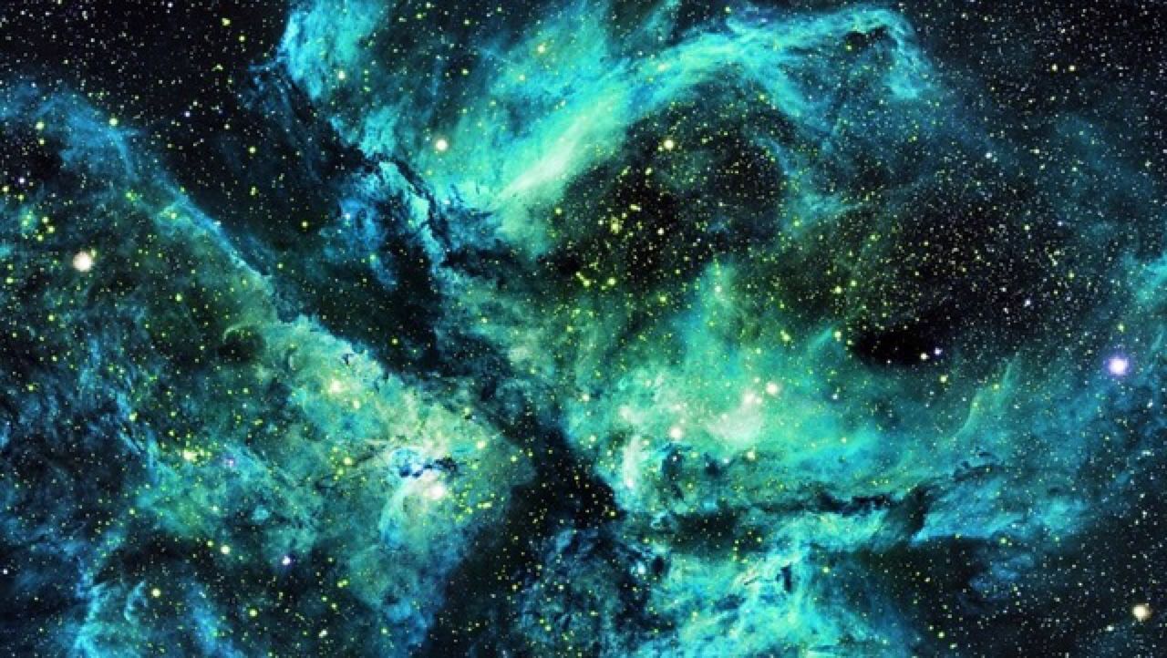 Teal Galaxy Wallpapers