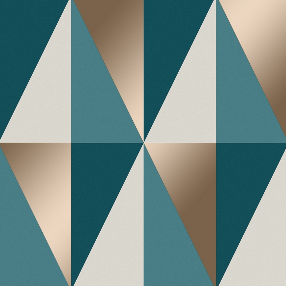 Teal Geometric Wallpapers