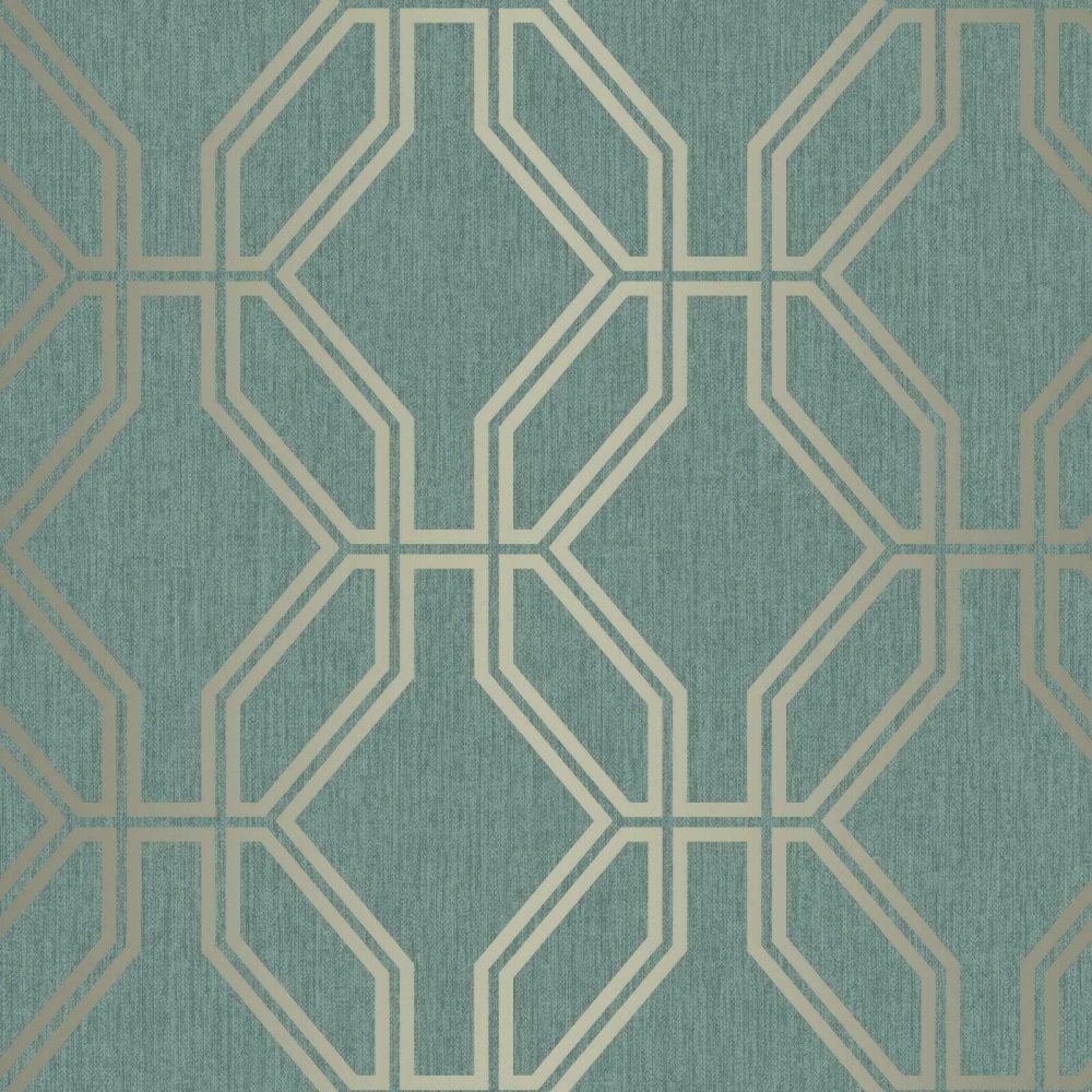 Teal Geometric Wallpapers