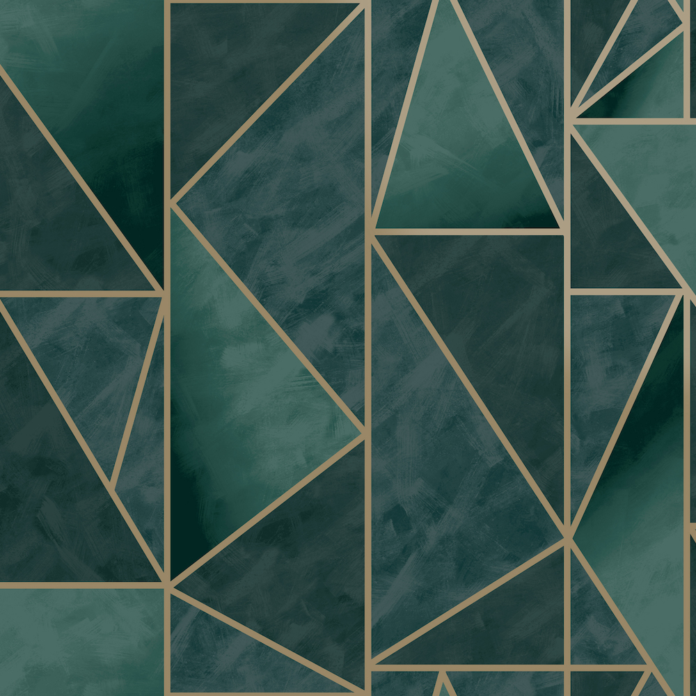 Teal Geometric Wallpapers