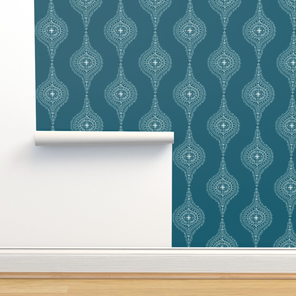 Teal Moroccan Wallpapers