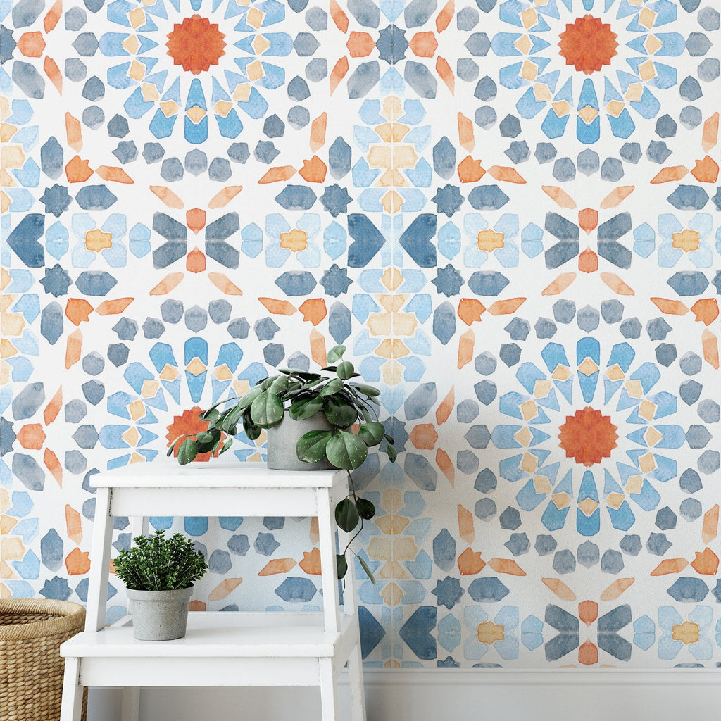 Teal Moroccan Wallpapers