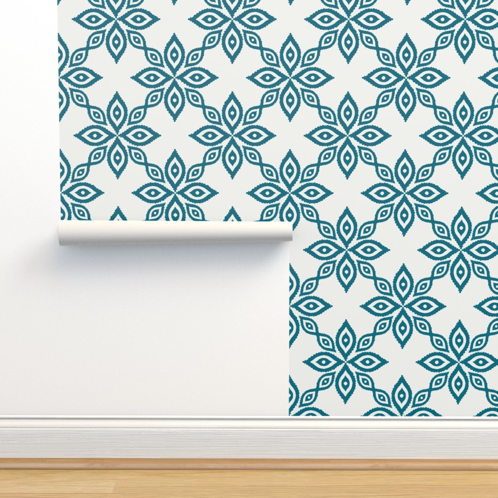 Teal Moroccan Wallpapers