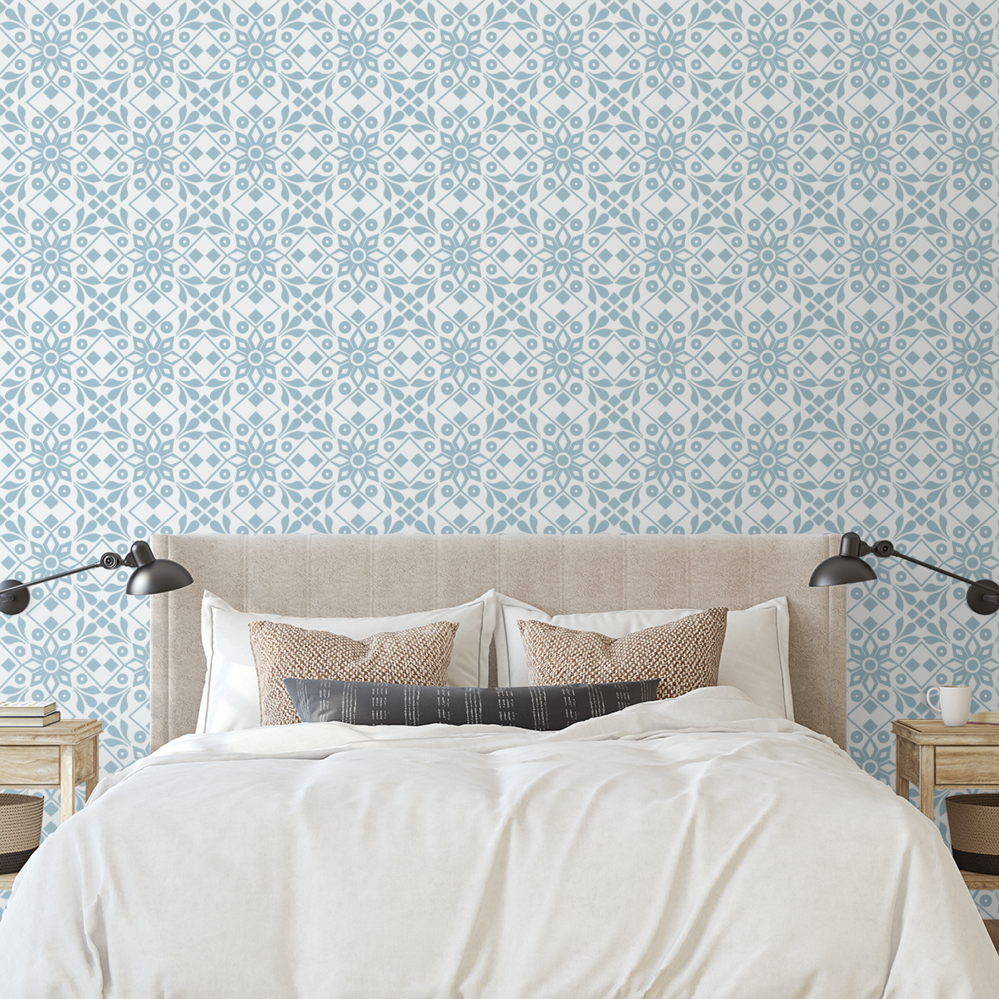 Teal Moroccan Wallpapers