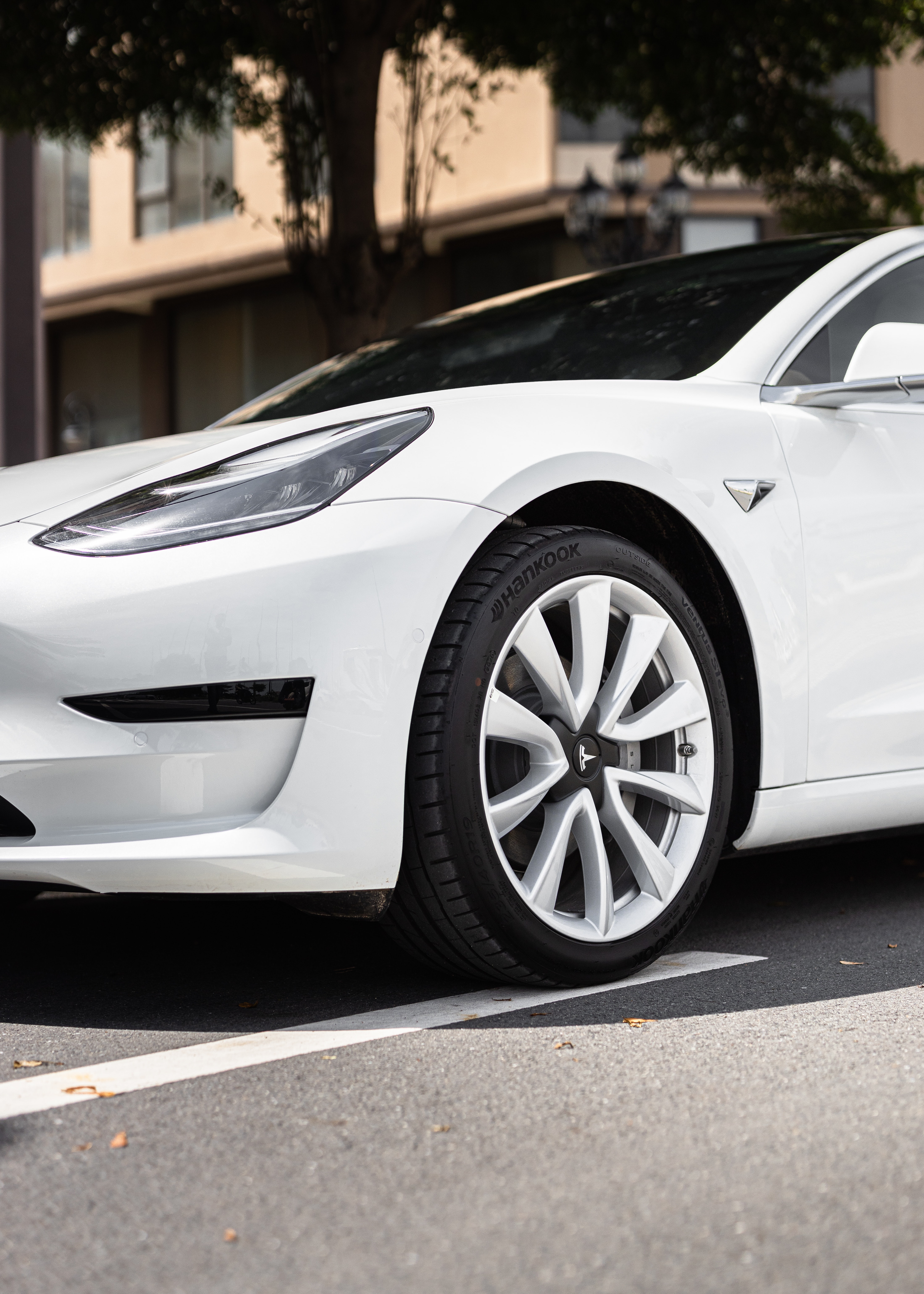 Tesla Model 3 White Wallpapers